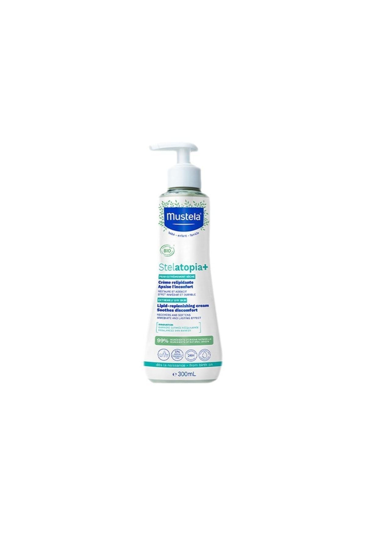 Mustela Stelatopia+ Lipit Yenileyici Atopik Cilt Ve Çok Kuru Cilt Için Rahatlatıcı Krem 300ml