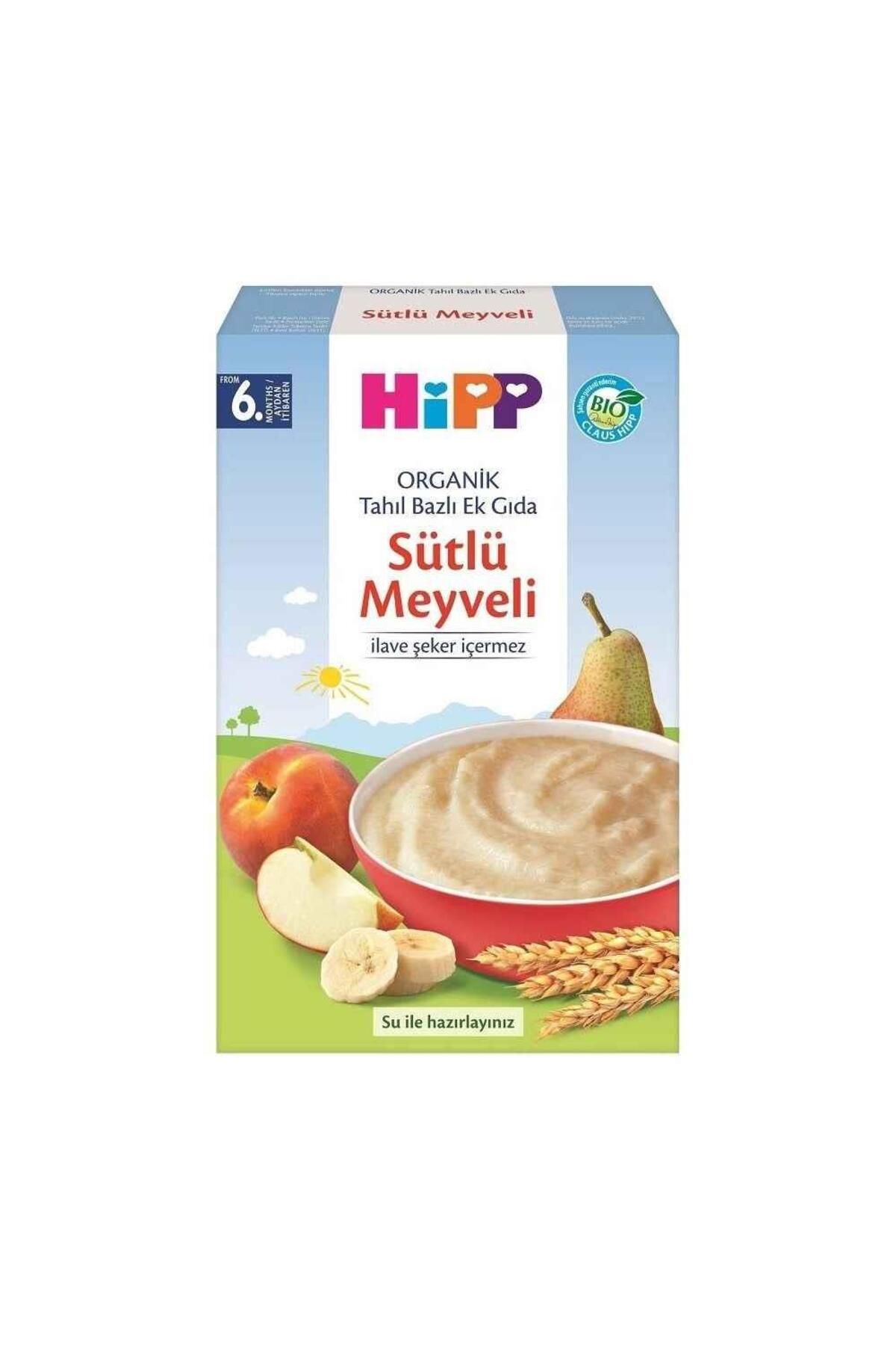 Hipp Organik Sütlü Meyveli Tahıl Bazlı Ek Gıda 250 gr