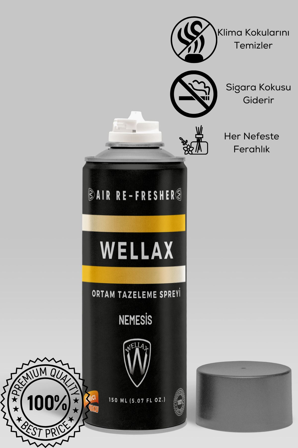 Stavye Koku Giderici Klima Bombası 150 Ml, Temizleyici Tazeleyici Nemesis Kokulu Dezenfektan Sprey