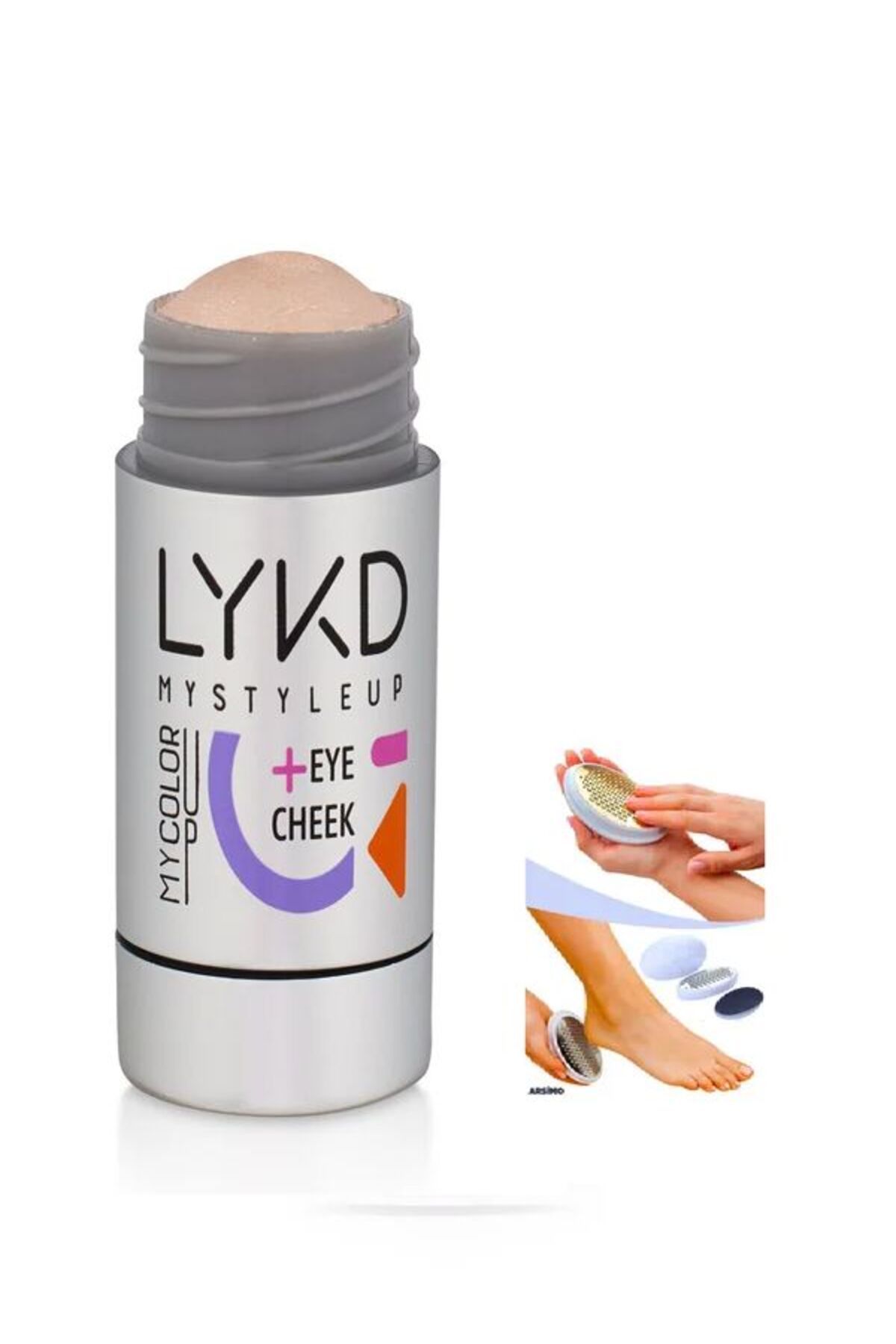 lykd Eye & Cheek Allık göz ve yanak allığı Ayak Tabanı Bakım Törpüsü TopukTemizleme Rendesi HEDIYELI