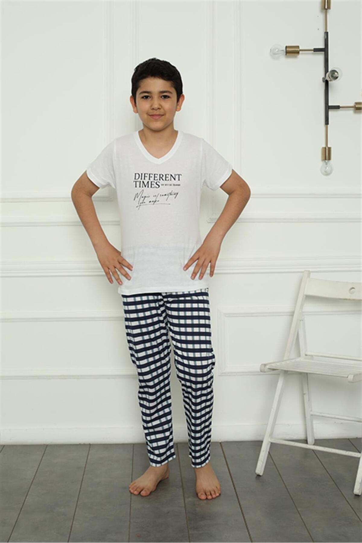 Akbeniz Erkek Çocuk Penye Pijama Takım 20390