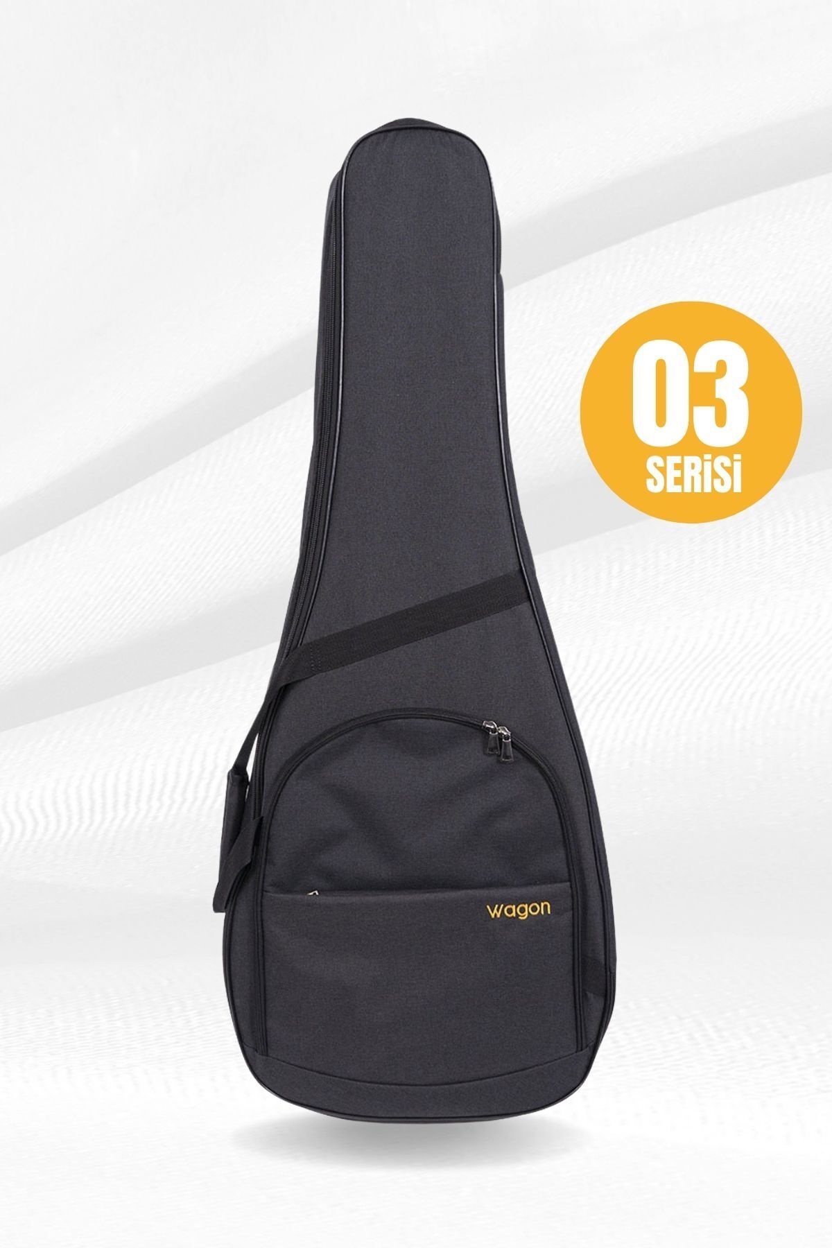 Wagon 03 Serisi Klasik Gitar Çantası - Siyah