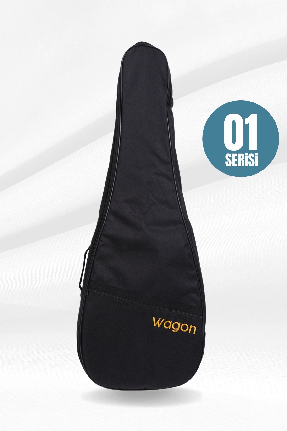 Wagon 01 Serisi Akustik Gitar Çantası - Siyah
