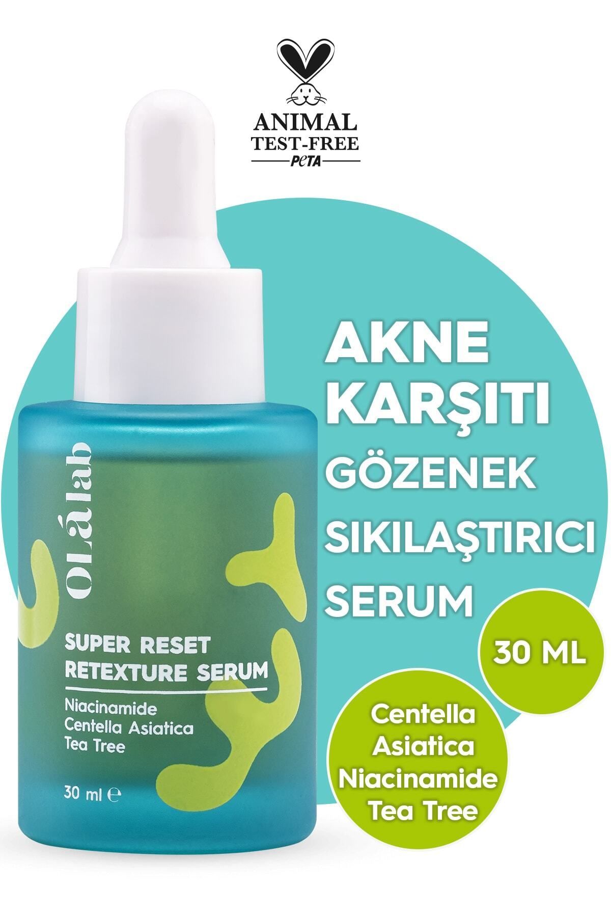 OlaLab Akne Ve Siyah Nokta Karşıtı Gözenek Sıkılaştırıcı Niacinamide Cilt Serumu 30ml