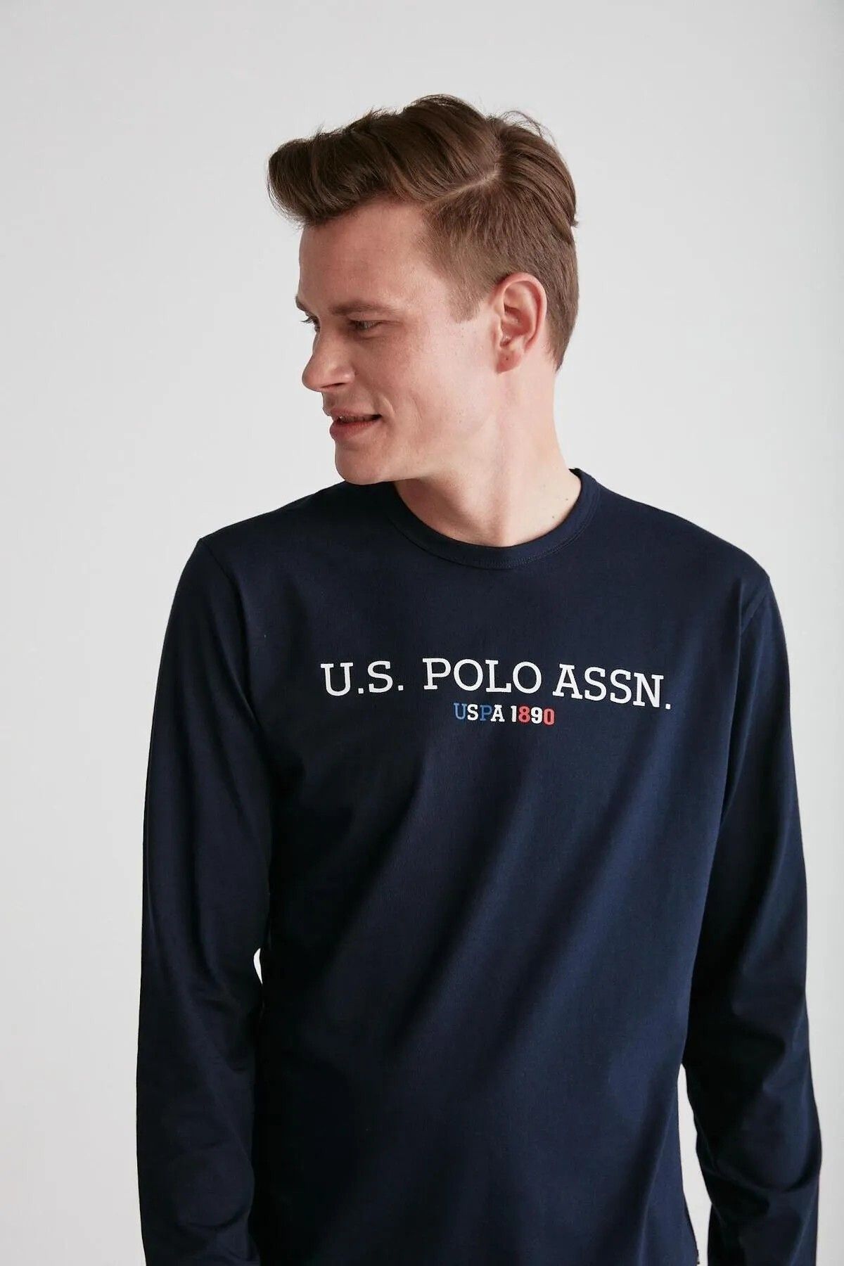 U.S. Polo Assn. U.S. Polo Assn. Erkek Yuvarlak Yaka Pijama Takımı
