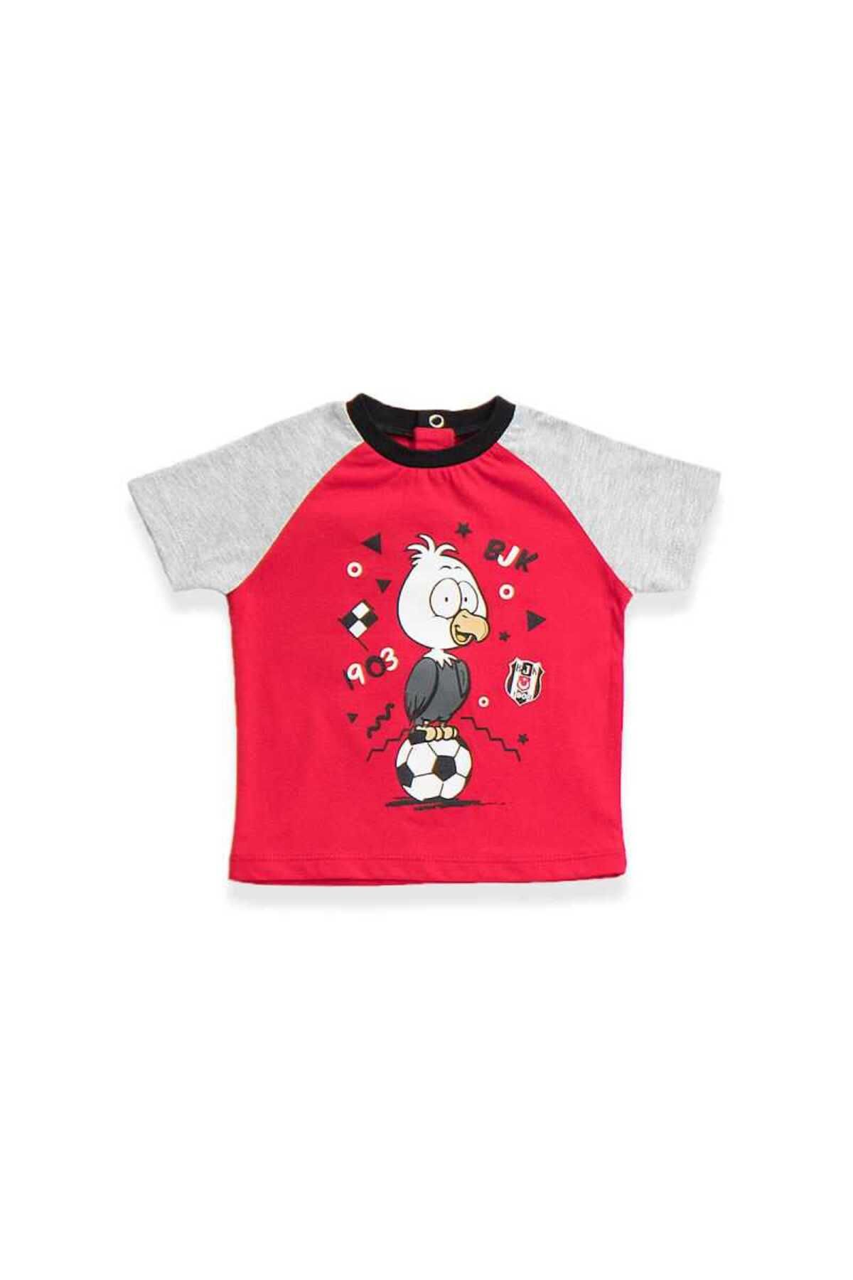 Beşiktaş Lisanslı Bebek T-shirt Kırmızı