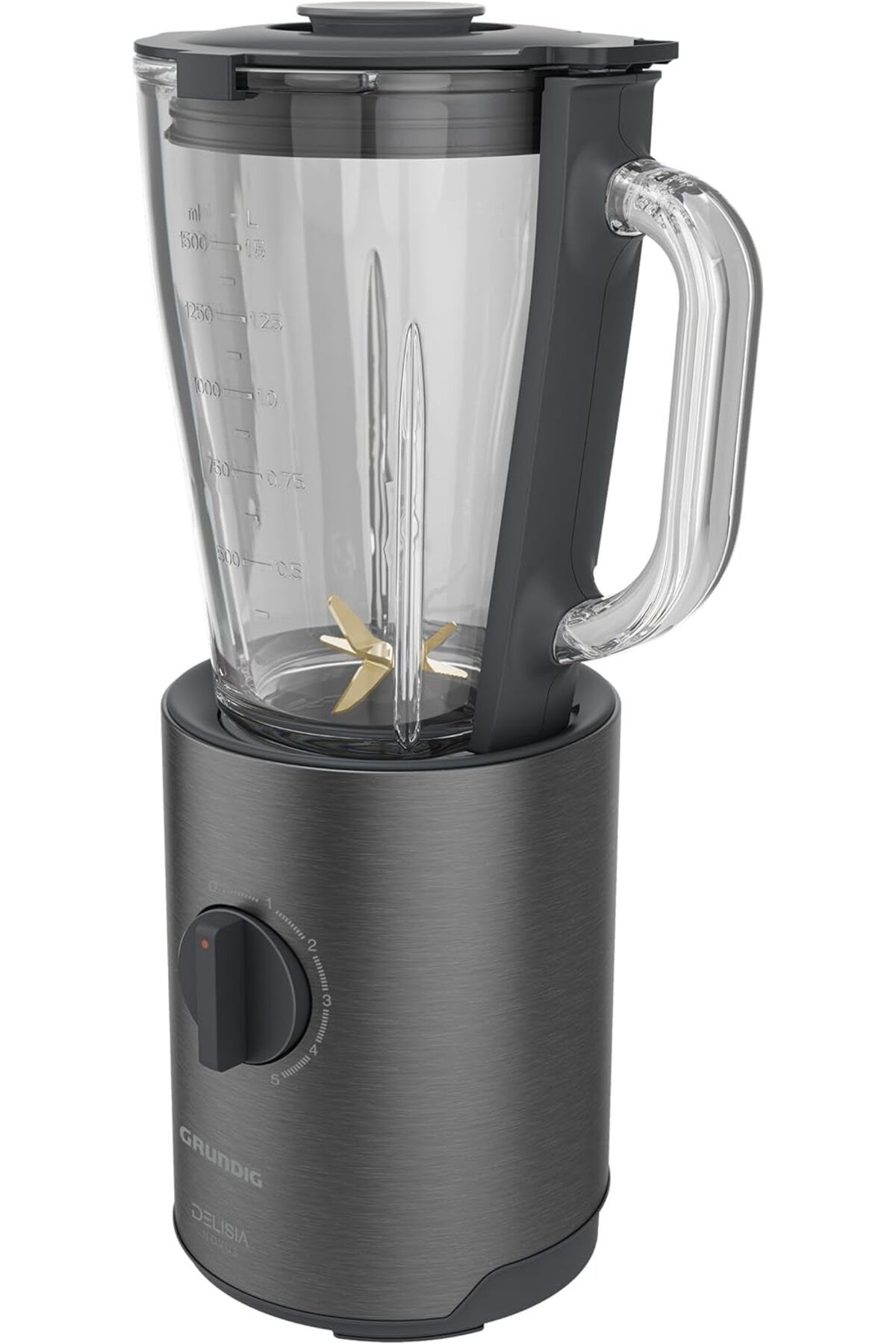Grundig Delisia Novus Sürahi Blender Dark Inox