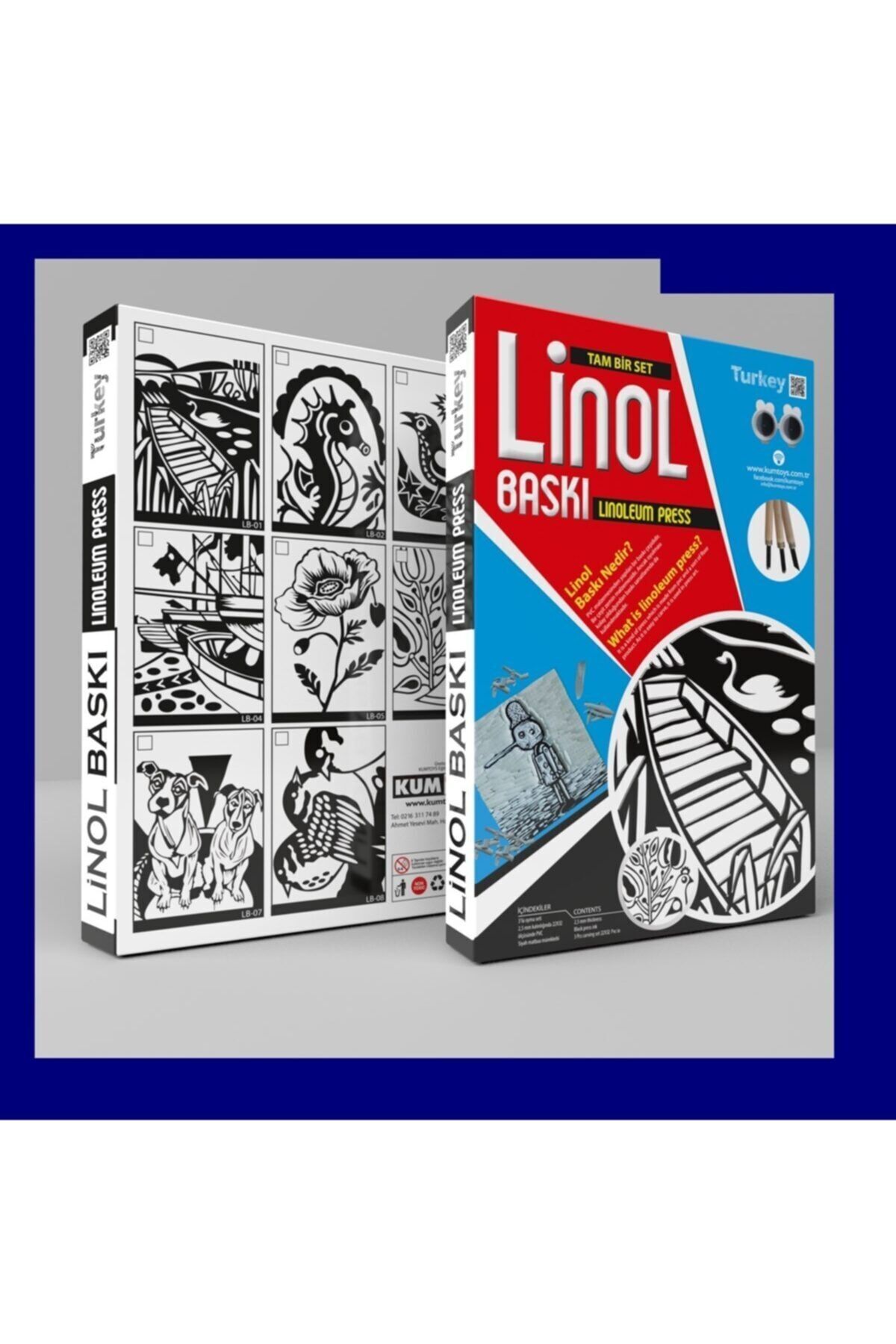 Kumtoys Kum Toys Linol Baskı Tam Bir Set