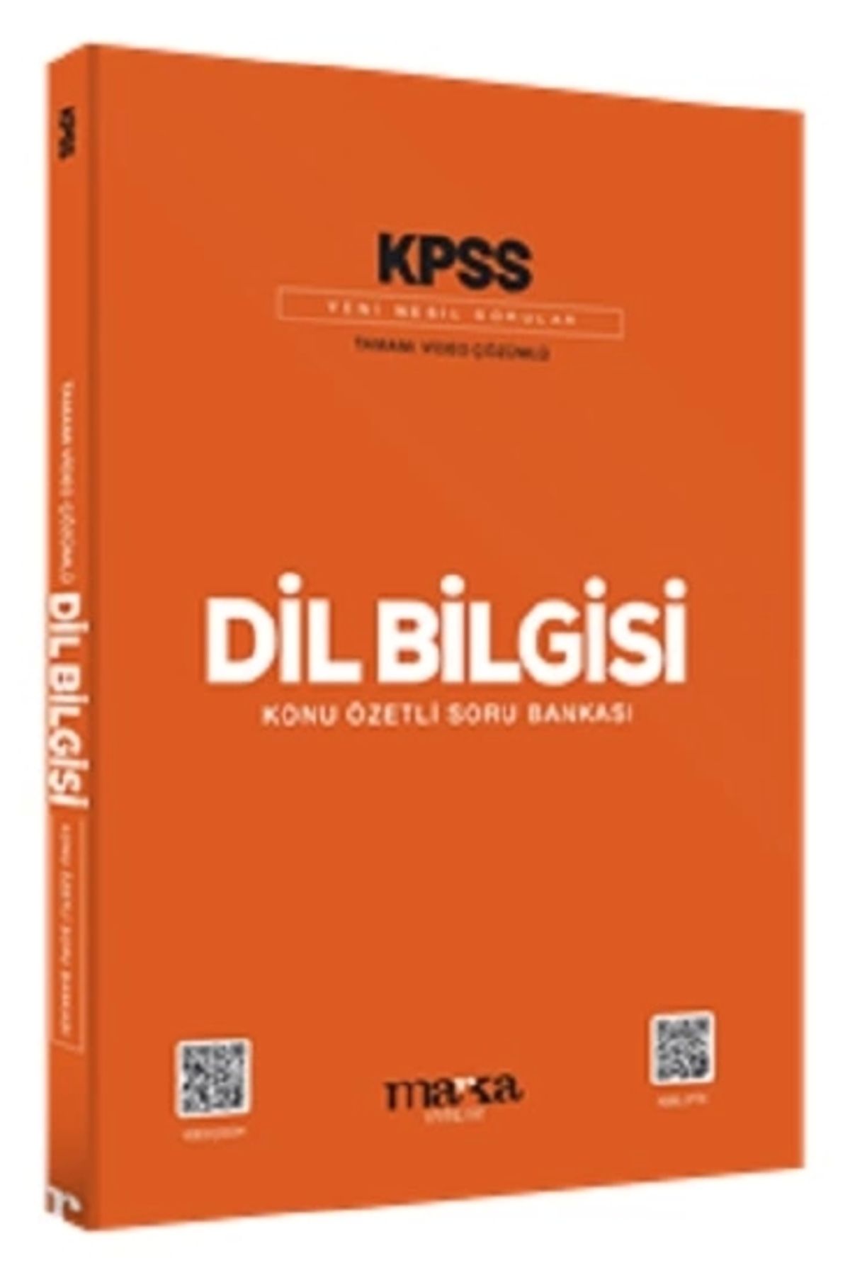 Marka Yayınları 2024 KPSS Dil Bilgisi Konu Özetli Yeni Nesil Soru Bankası Tamamı Video Çözümlü (Ciltli)