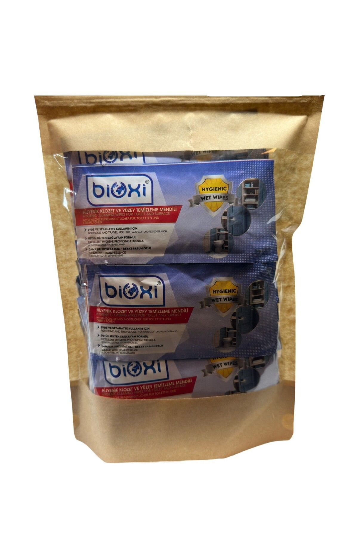 Bioxi ® Hijyenik Klozet Ve Yüzey Temizleme Mendili 30'lu Paket - Pratik Ve Etkili Temizlik Için Ideal