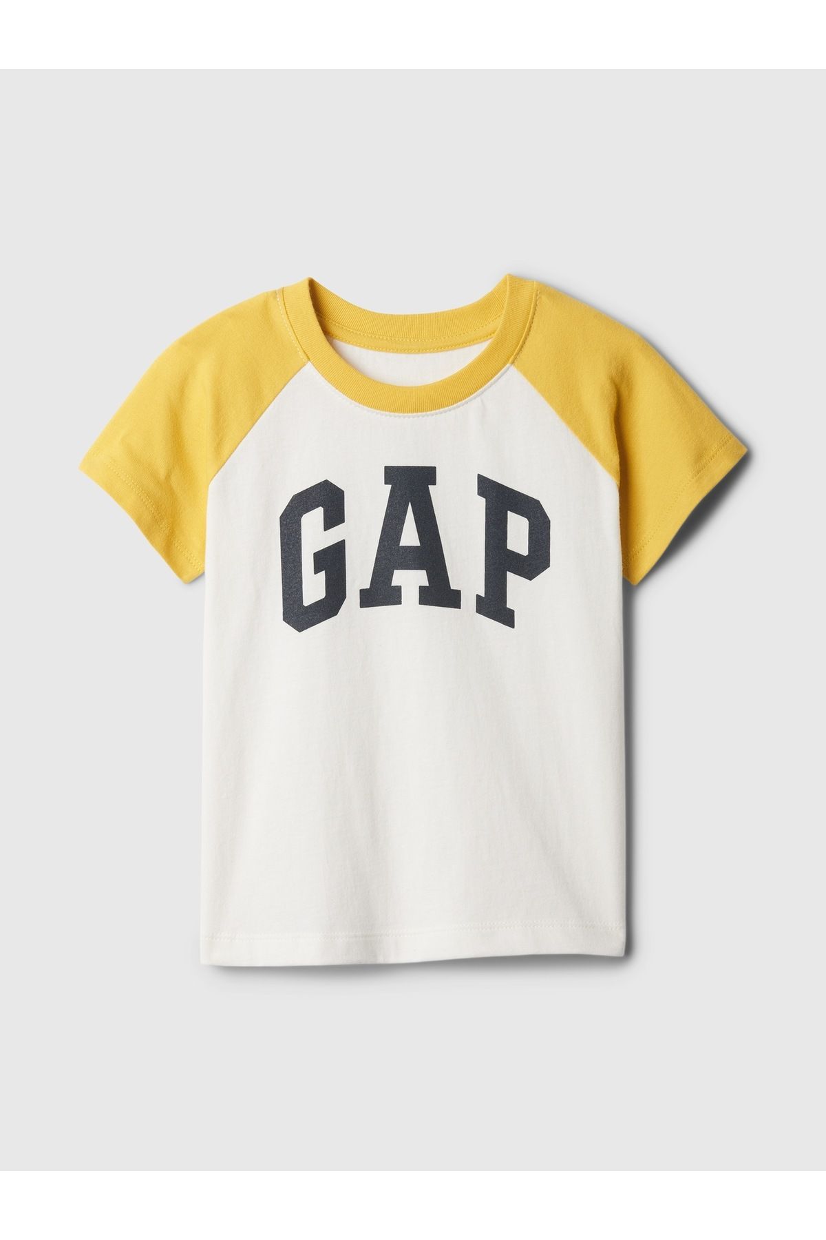 GAP Erkek Bebek Kırık Beyaz Organik Pamuk Gap Logo T-Shirt