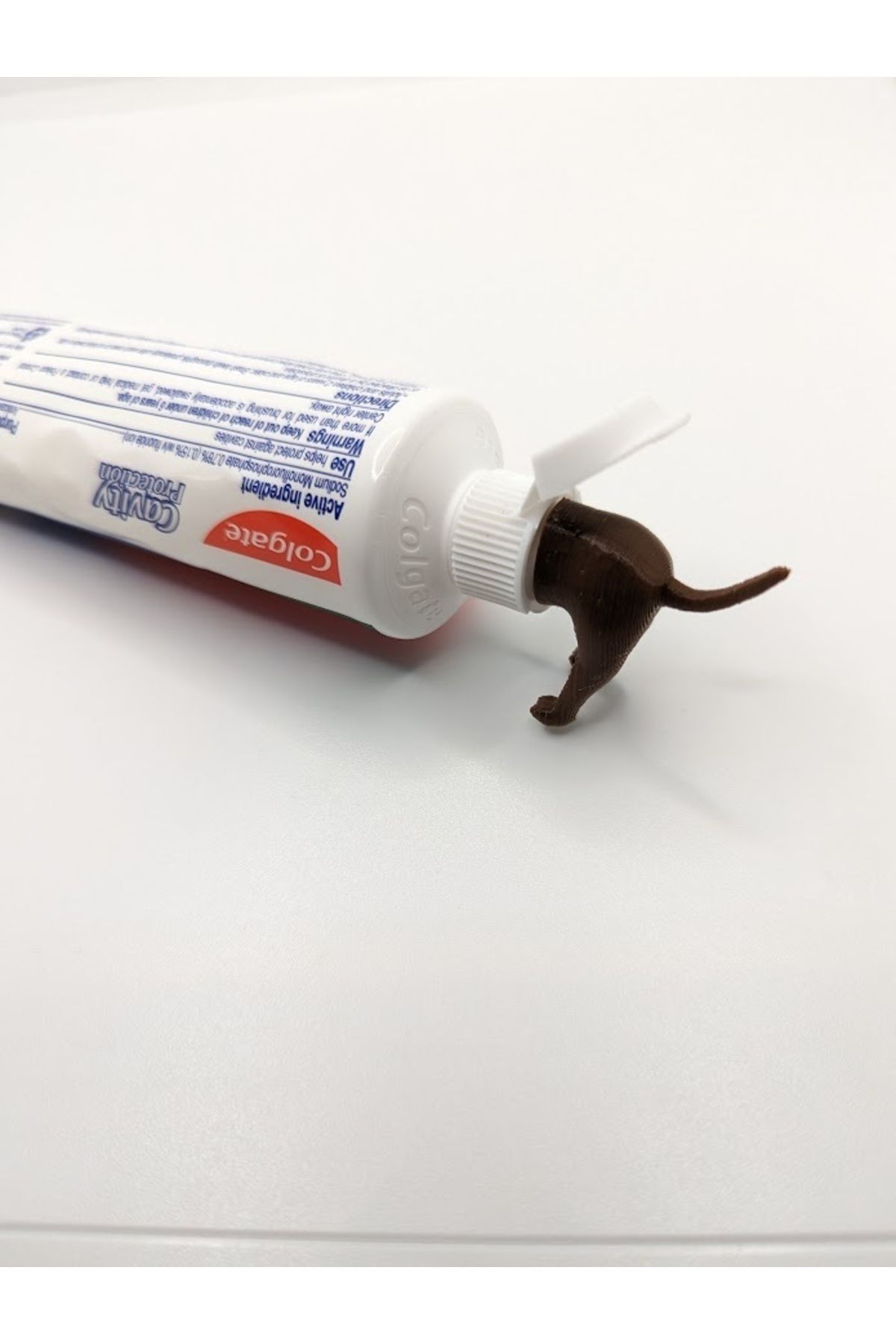 Minyatür Bahçem Köpek Poposu Diş Macunu Sıkacağı Kafası