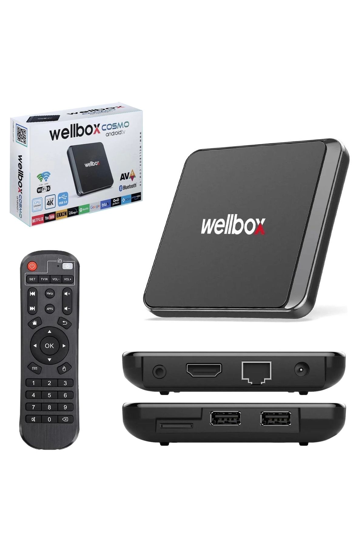 wellbox Cosmo Android Tv Box 2 16gb