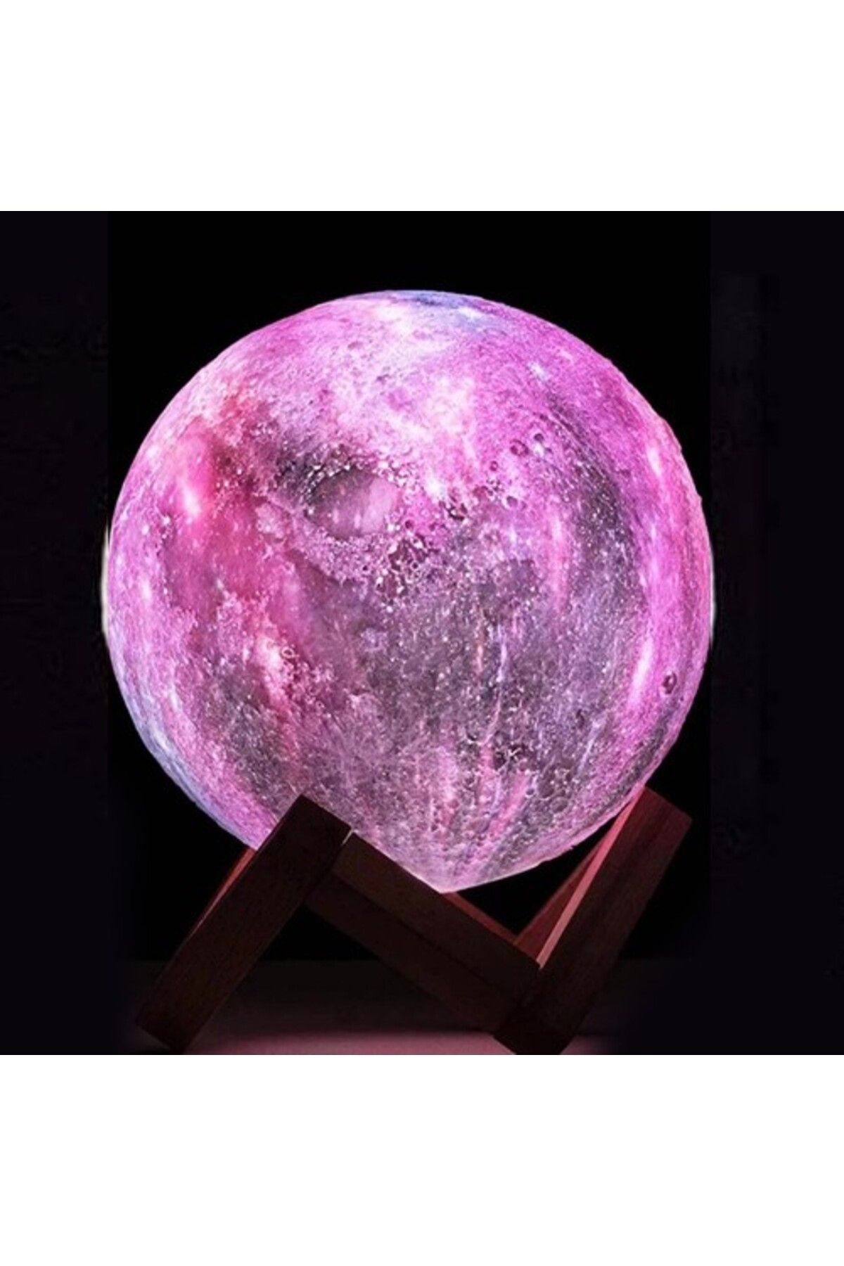 Şeker Ofisi Galaxy Moon 12 Cm Gece Lambası Renk Değiştiren