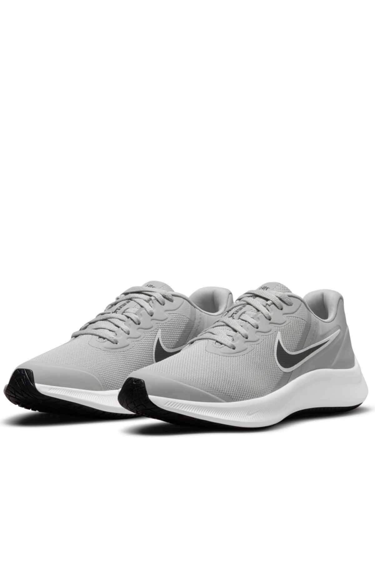 Nike Star Runner 3 (GS) Kadın Yürüyüş Koşu Ayakkabı Da2776-005-gri