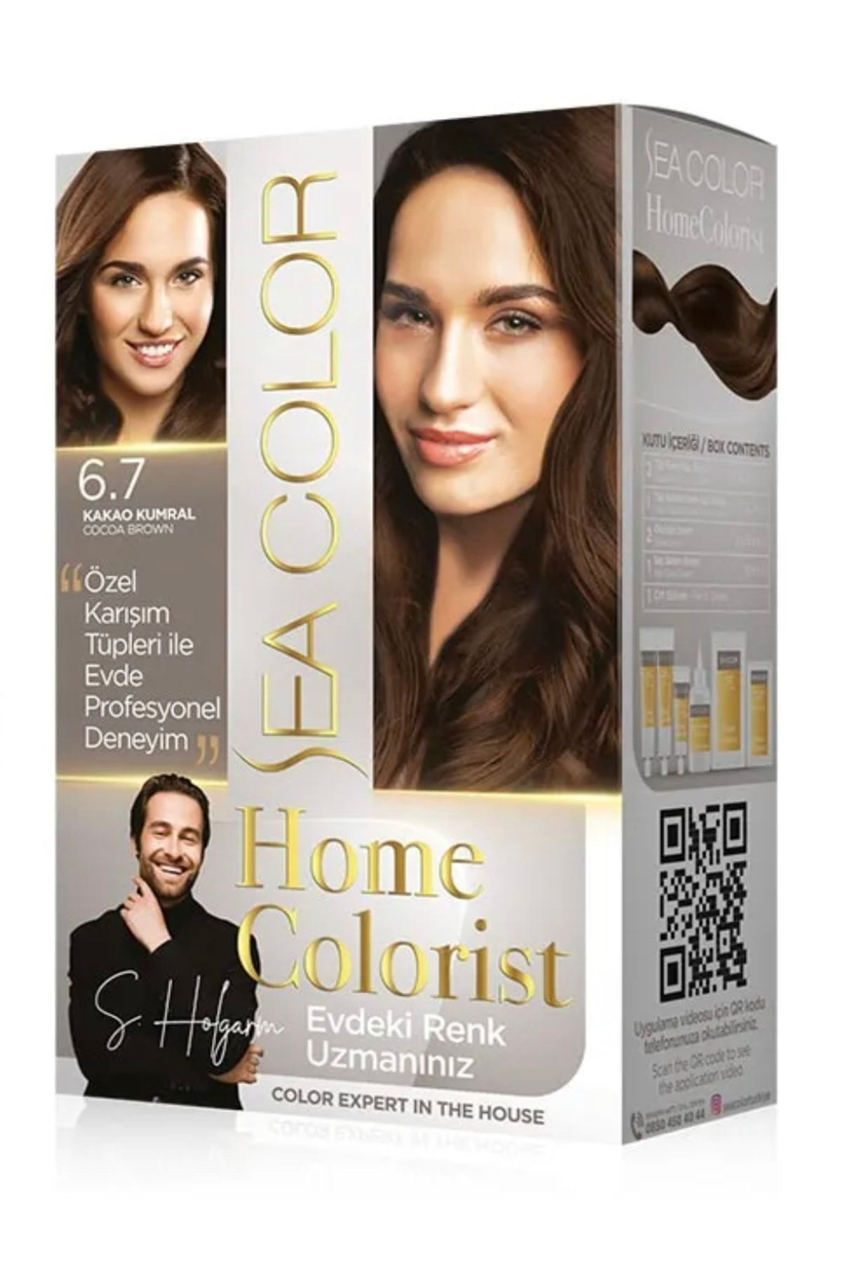 Sea Color Homecolorist 6.7 Kakao Kumral Saç Boyası