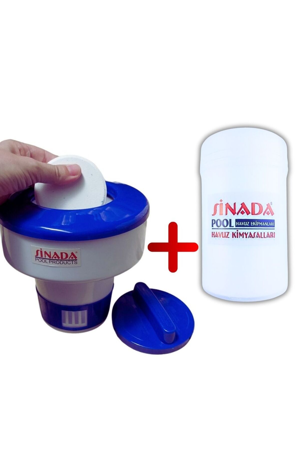 Sinada Tablet Klor 1 KG + Havuz Tablet Dispenser Set