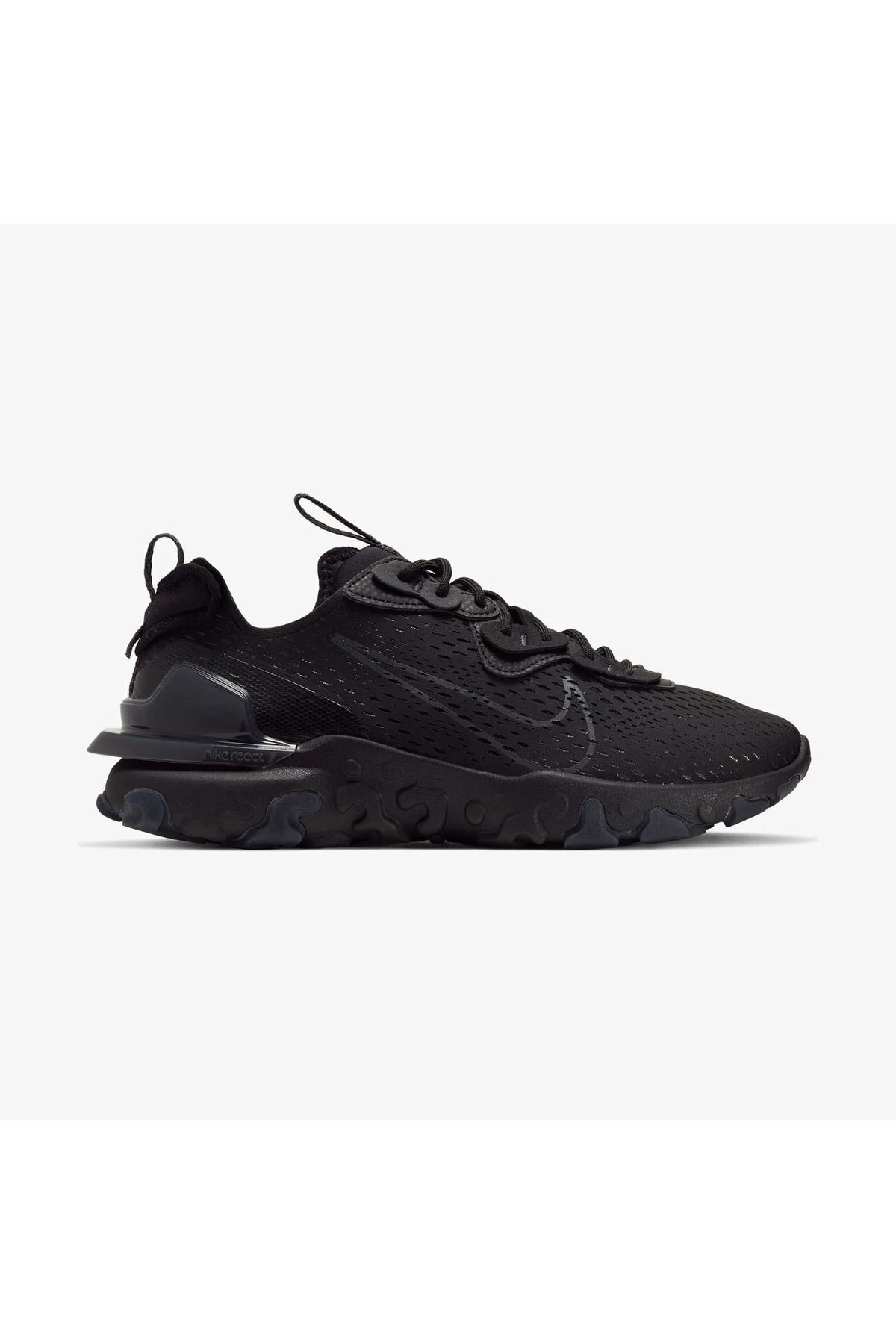 Nike Erkek Siyah Günlük Sneaker Yürüyüş Spor Ayakkabı Rahat Yumuşak Taban React Vision Cd4373-004