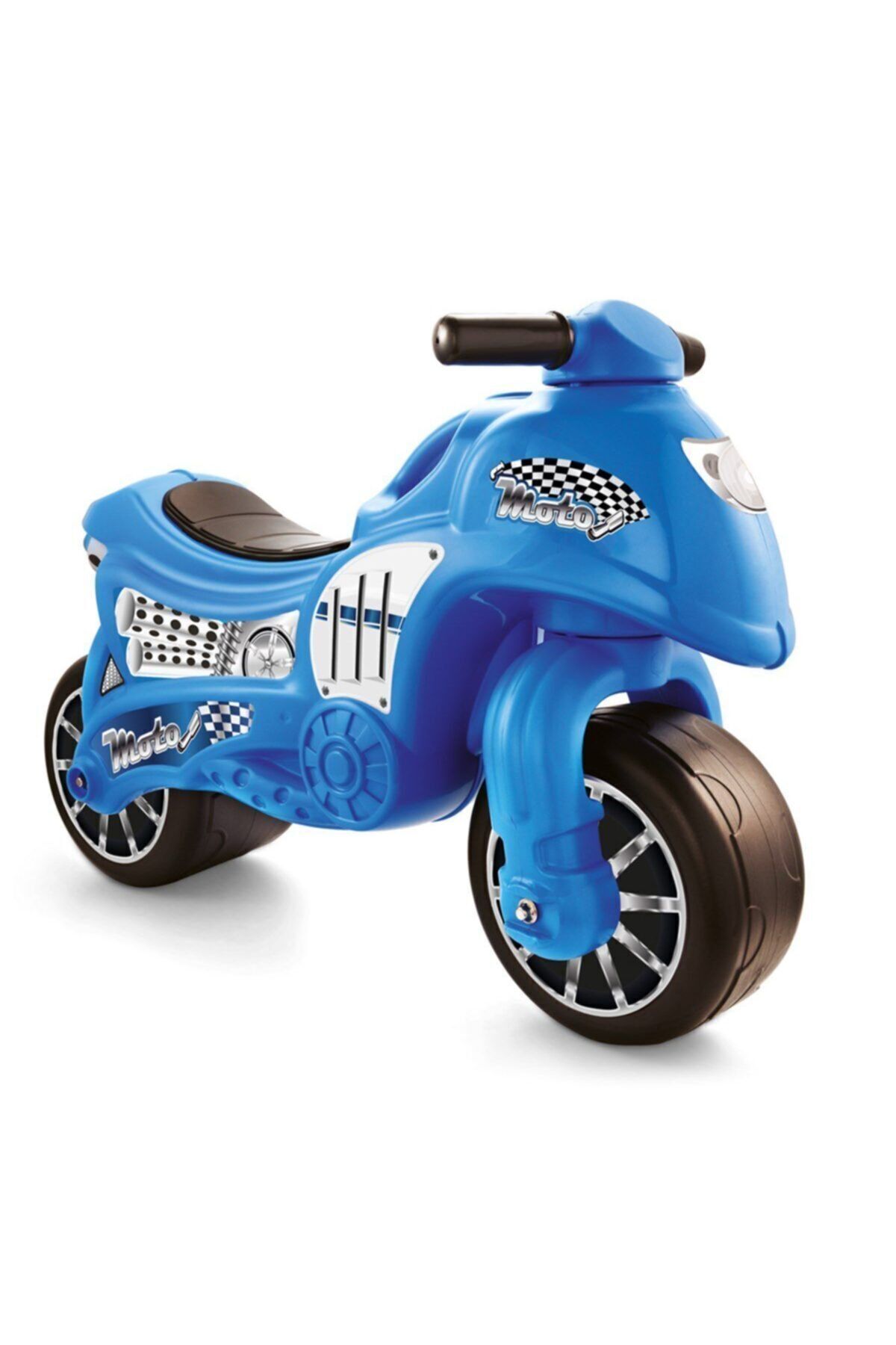 Genel Markalar Mavi Renk Dolu İlk Motorum Çocuk Bisikleti 8029