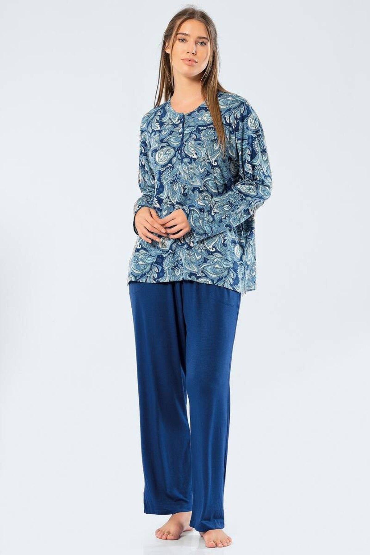 Türen Kadın Uzun Kollu Anne Pijama Takım