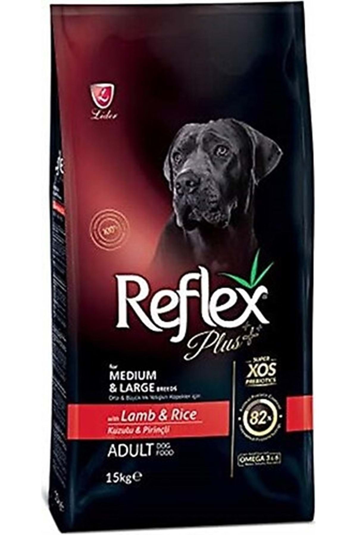 Reflex Plus Kuzulu Orta Ve Büyük Irk Yetişkin Köpek Maması 15 Kg