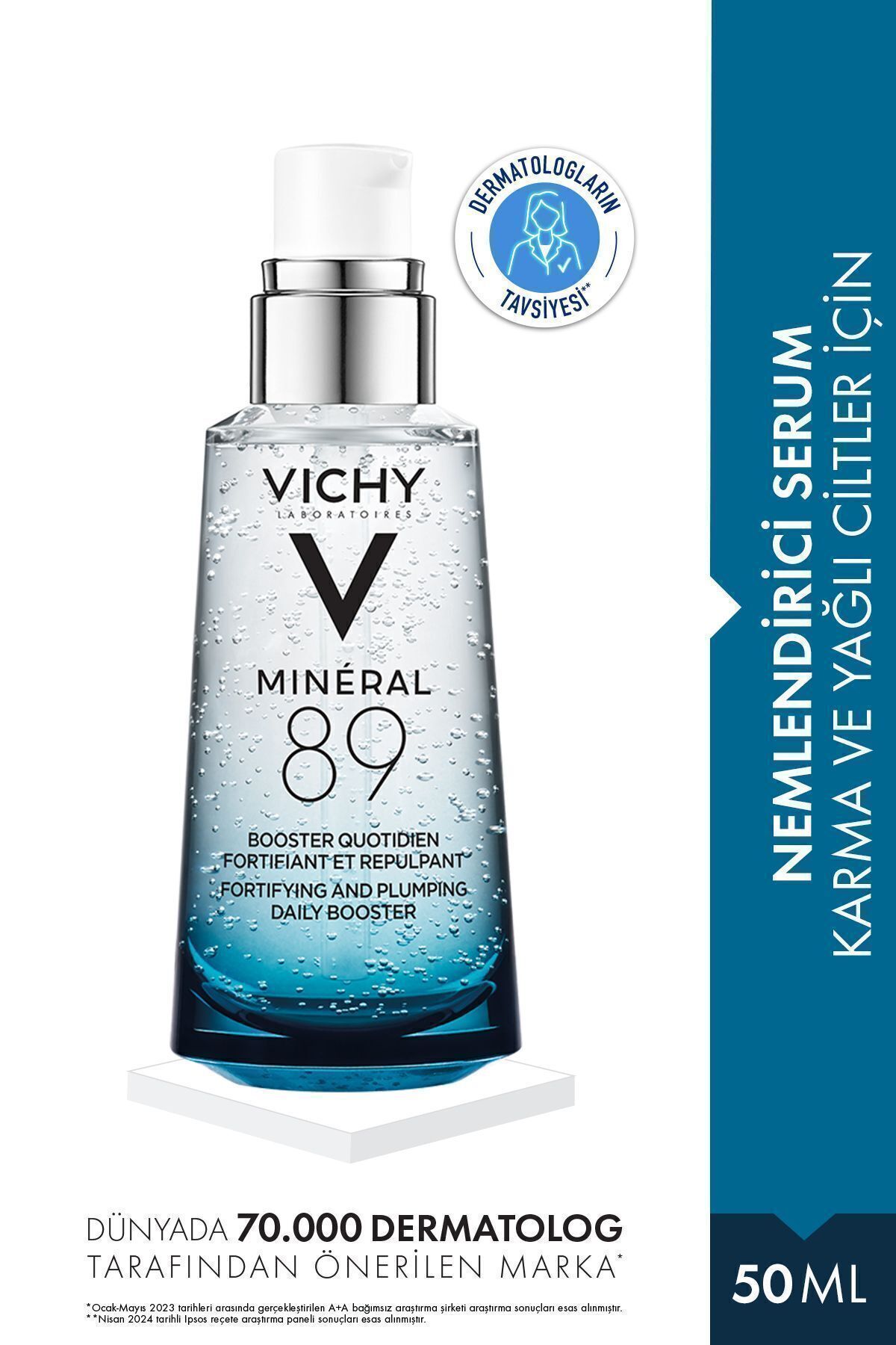 Vichy Mineral 89 Hyalüronik Asit Içeren Nemlendirici Ve Güçlendirici Serum 50 ML