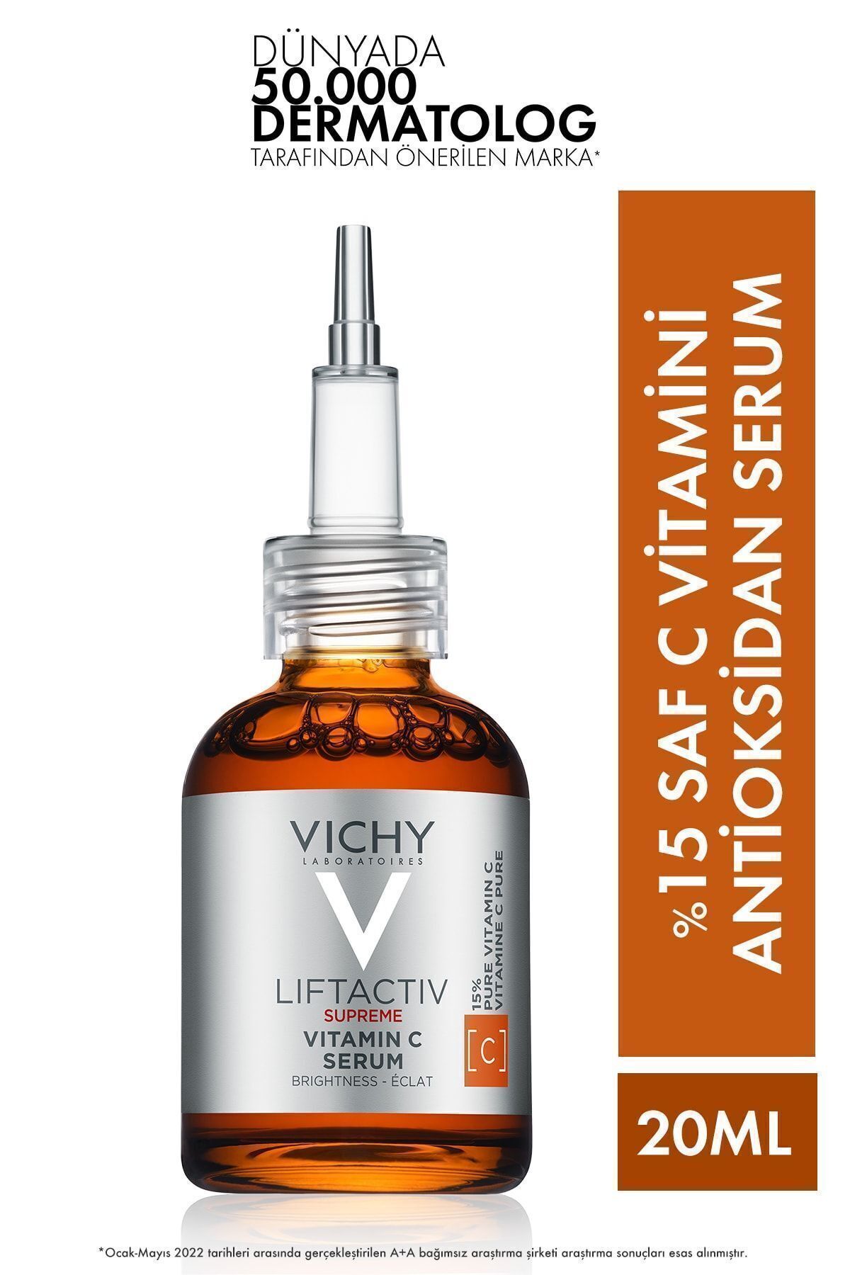 Vichy Liftactiv %15 C Vitamini İçeren Aydınlatıcı ve Cilt Tonu Eşitleyici Serum 20 ML