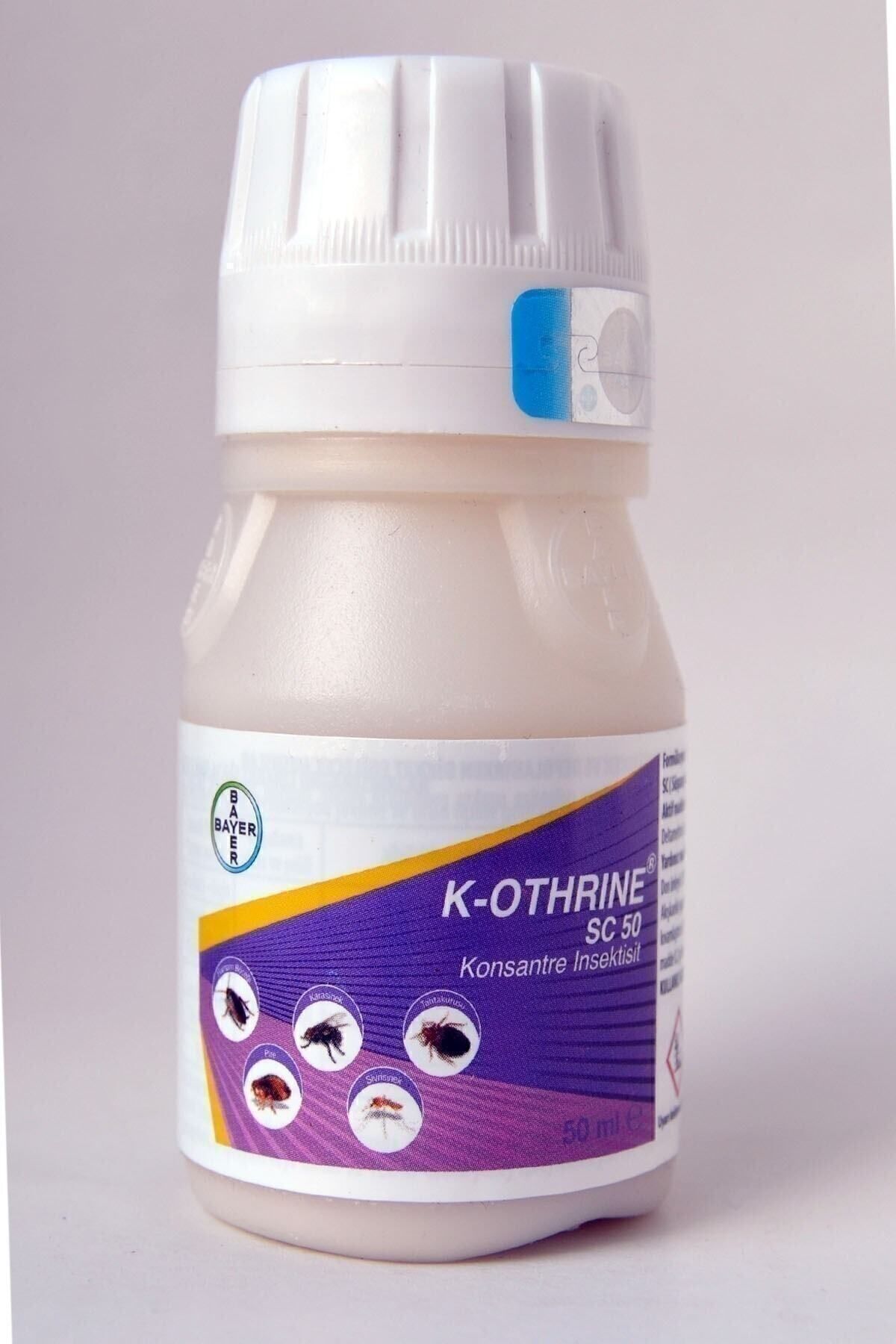 Bayer K-othrine Sc50 Hamamböceği Pire Tahtakurusu Ve Sivrisinek Etkili Konsantre 50 ml Skt.2026