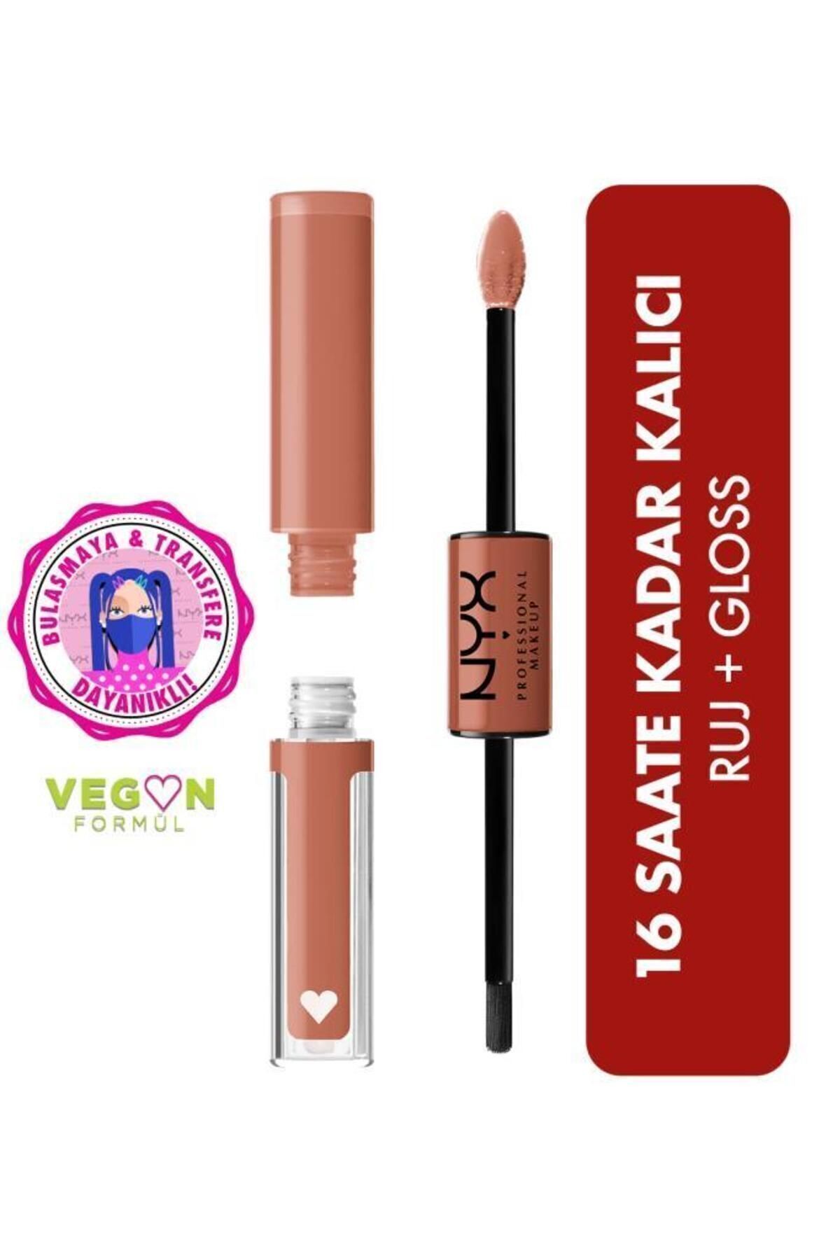 NYX Professional Makeup Shine Loud High Shine Lip Color Goal Crusher - Dudak Parlatıcısı