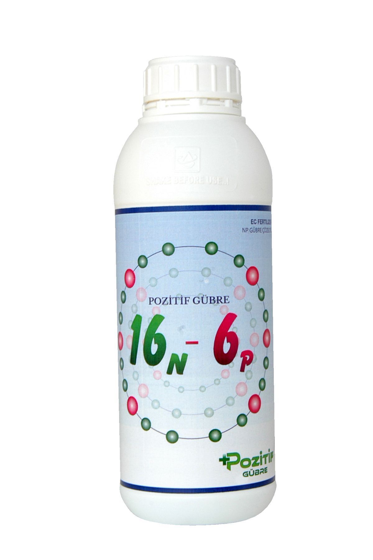 Pozitif Gübre 16n-6p N-p Azotlu Fosforlu Gübre Dal Yaprak Sürgün Gelişimini Teşvik Eder (BUĞDAY VB.) 1 Litre