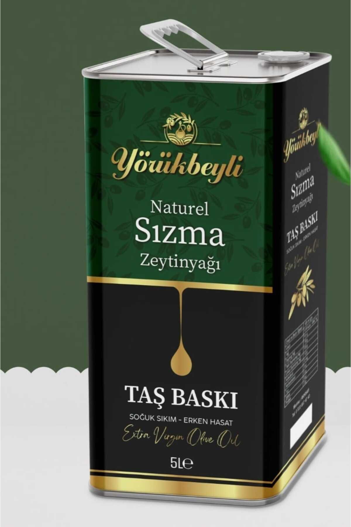 AYVALIK Yörükbeyli Naturel Sızma Soğuk Sıkım Zeytinyağı 5 Lt (4800GR)