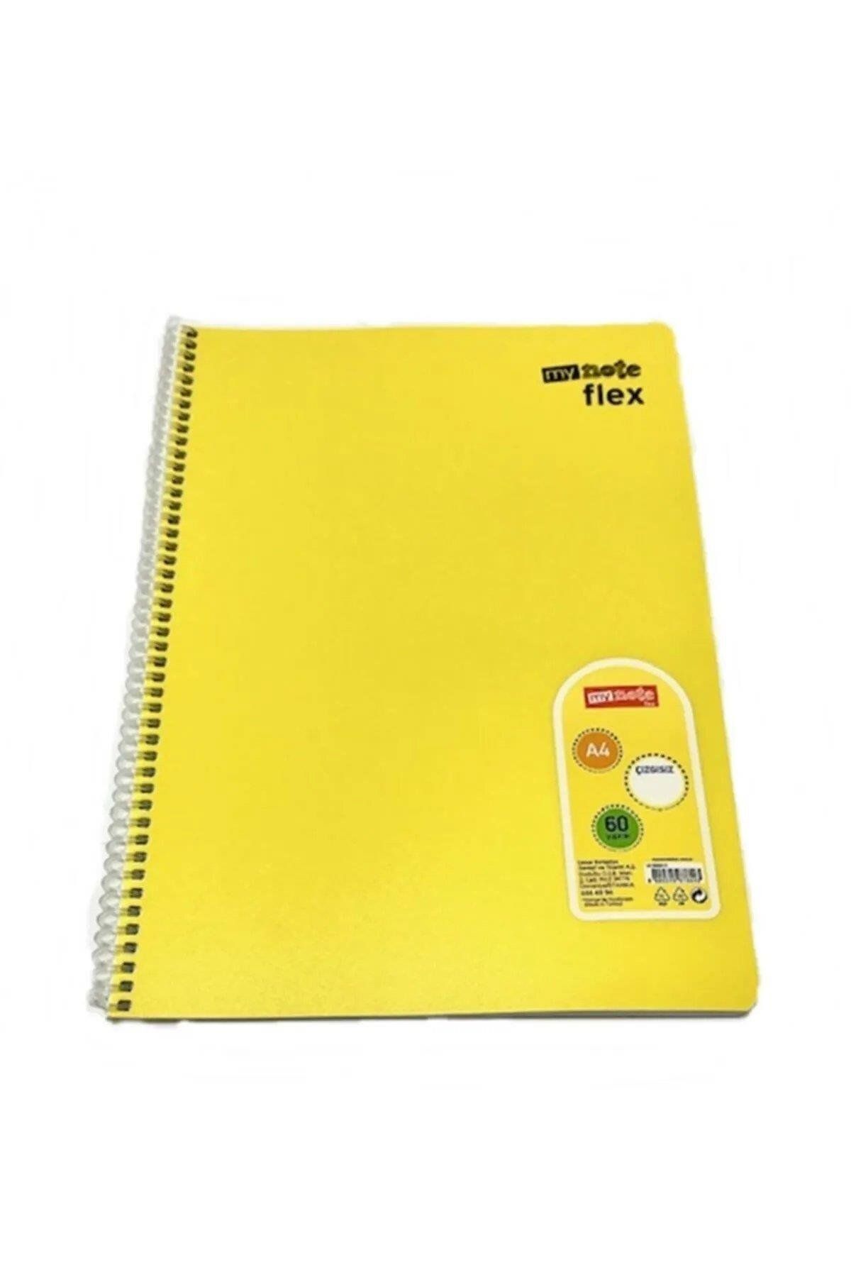 Umur My Note Flex Sp Pp A4 60 Yp Çizgisiz Defter Sarı