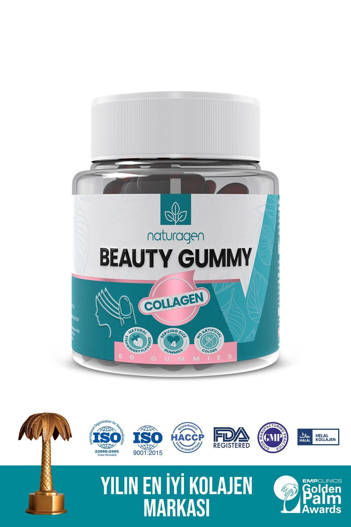 Naturagen Gummy 60 Adet Tip 1&3 Kolajen Jelibon Form