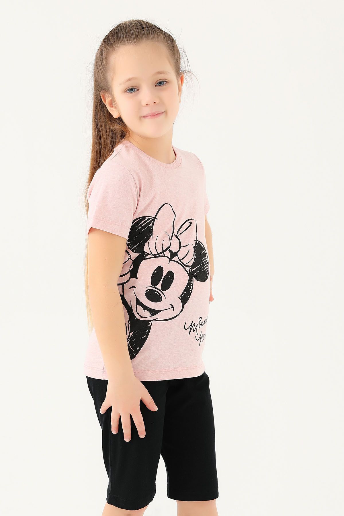 MINNIE MOUSE Kız Çocuk T-shırt Pembemelanj