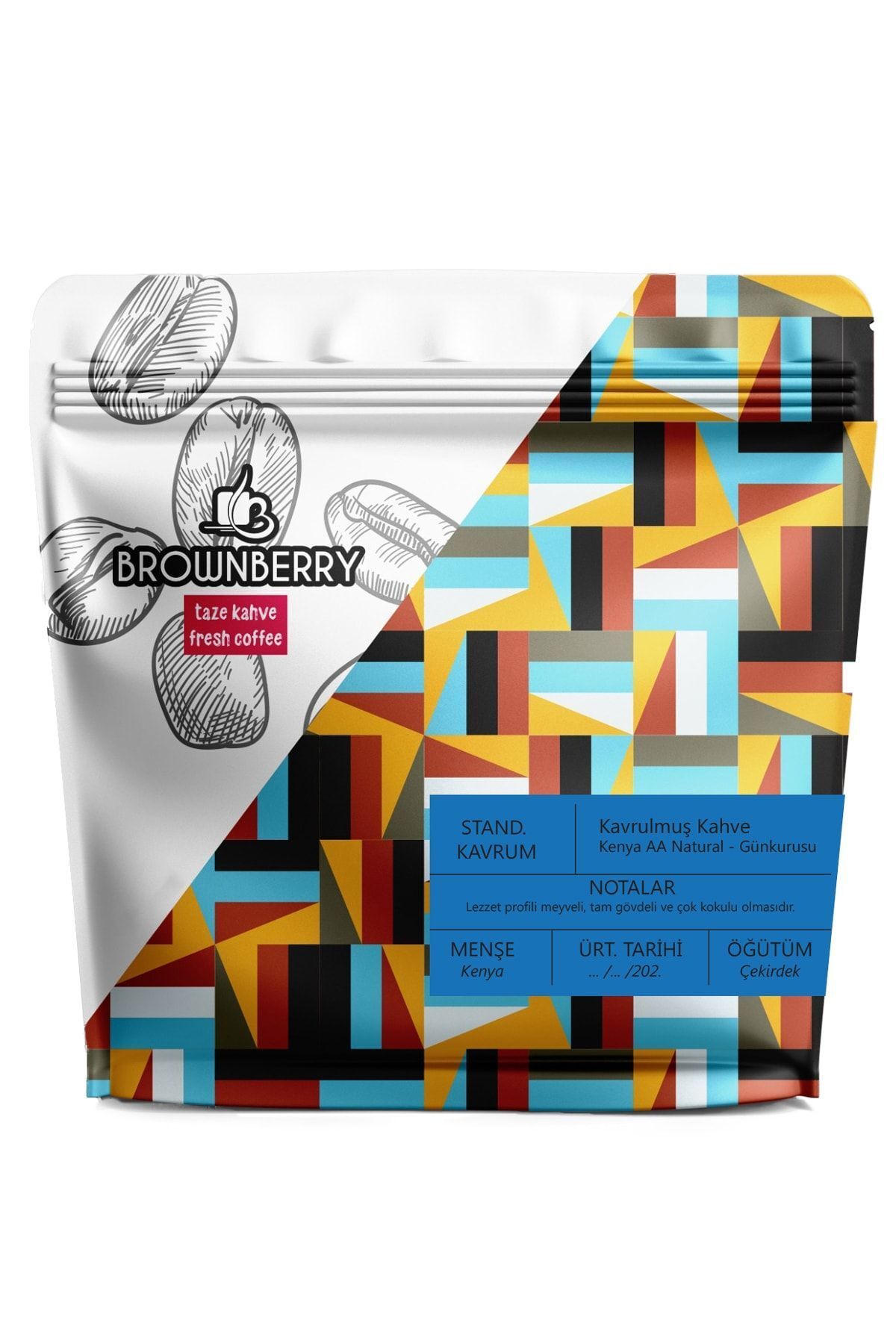 Brownberry Kenya Aa Natural Kavrulmuş Kahve - 250 Gr