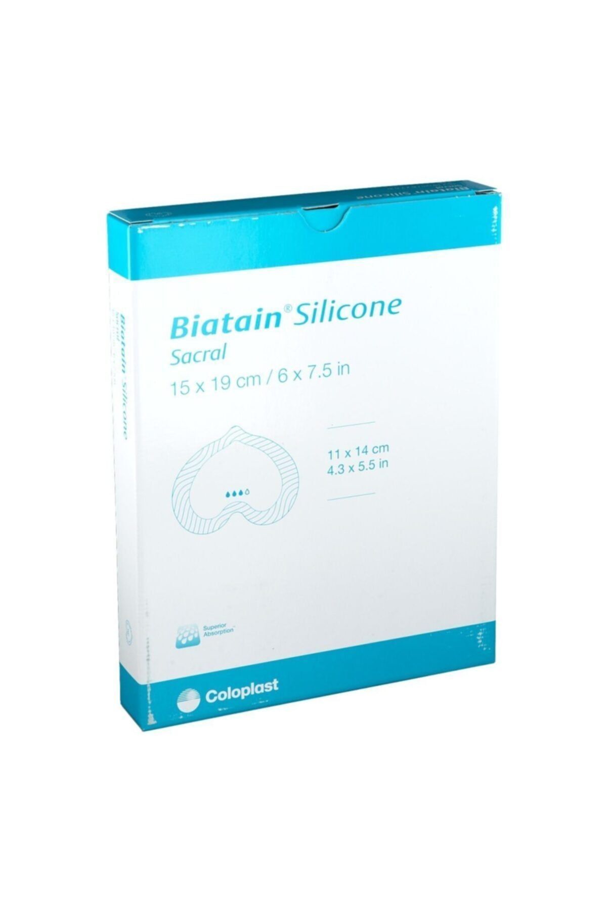 Coloplast Biatain Silicone Sacral 15x19 / 6x 7.5 In (1 Adet)