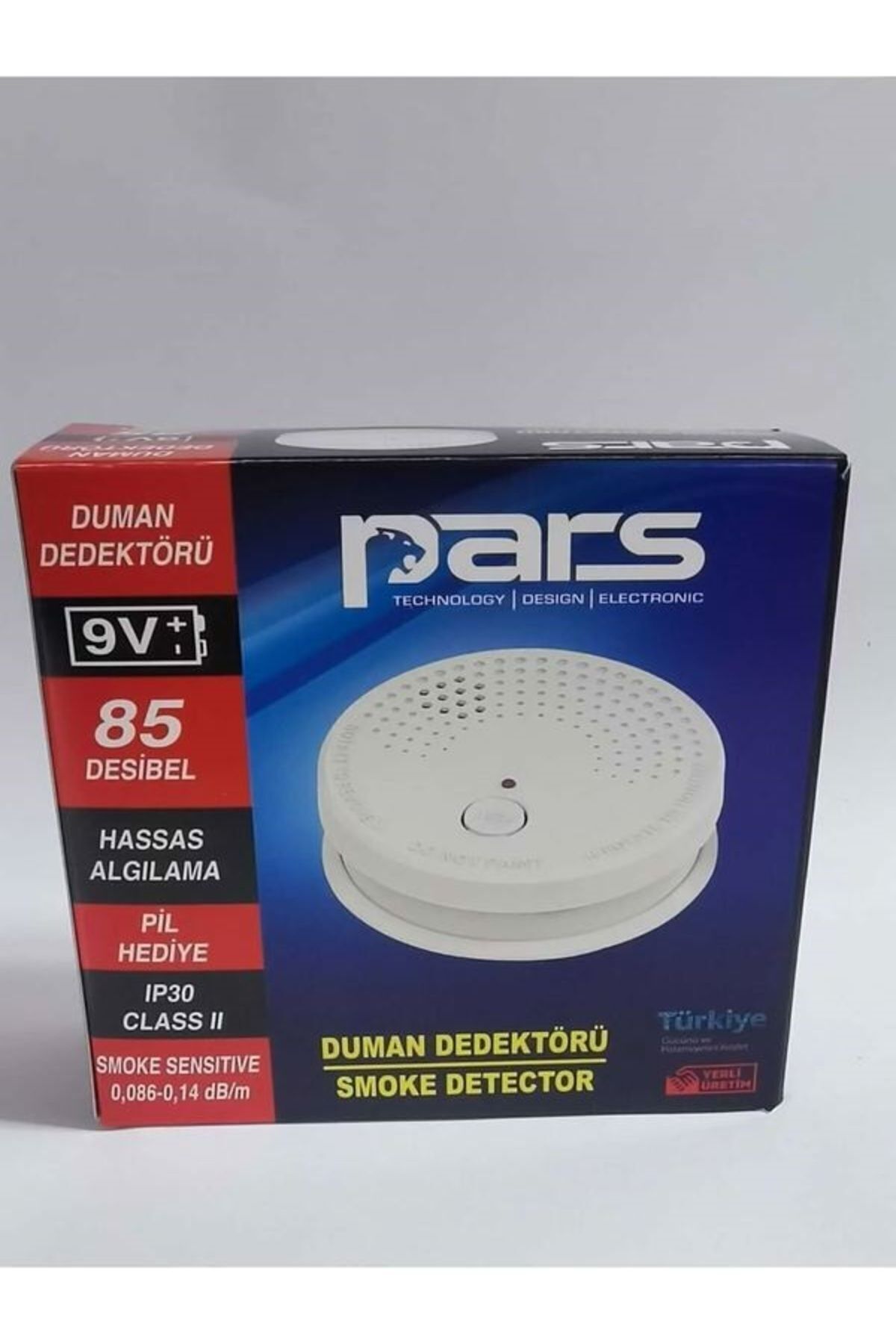 Cata PARS technology desing electronic PARS D01 Duman Dedektörü PİLLİ -Smoke Detector