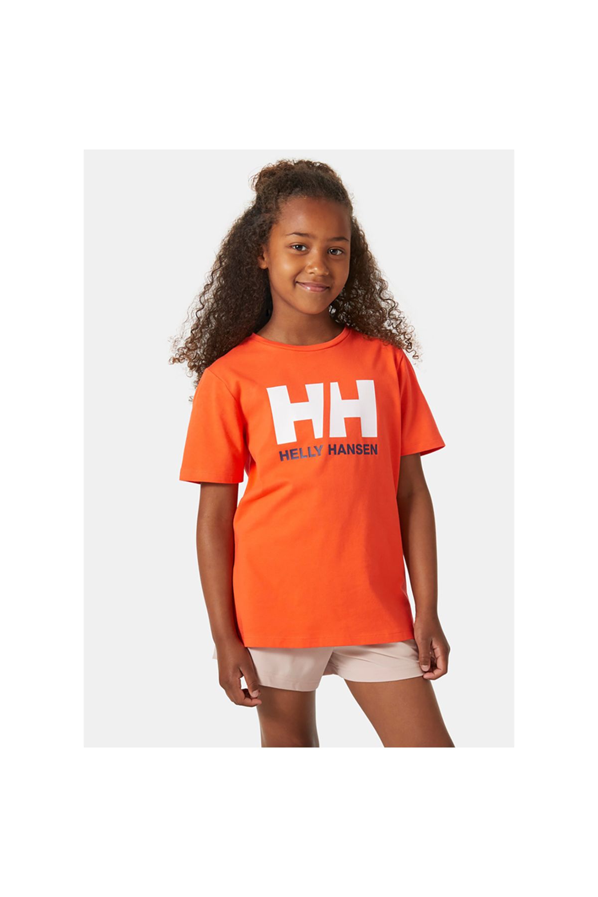 Helly Hansen Jr Logo Çocuk Kısa Kollu T-shirt