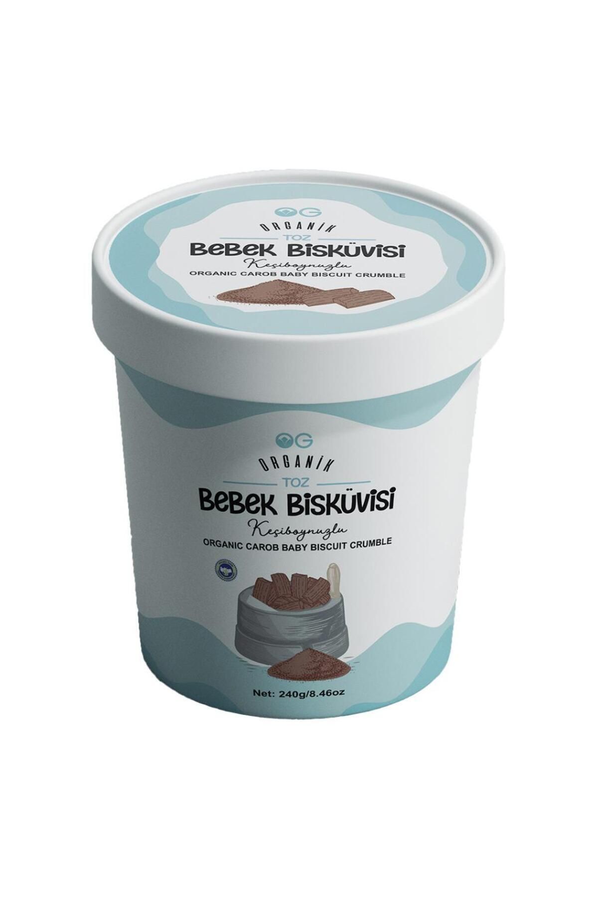 OG natural Organik Toz Keçiboynuzlu Bebek Bisküvisi 240 Gr +6 Ay