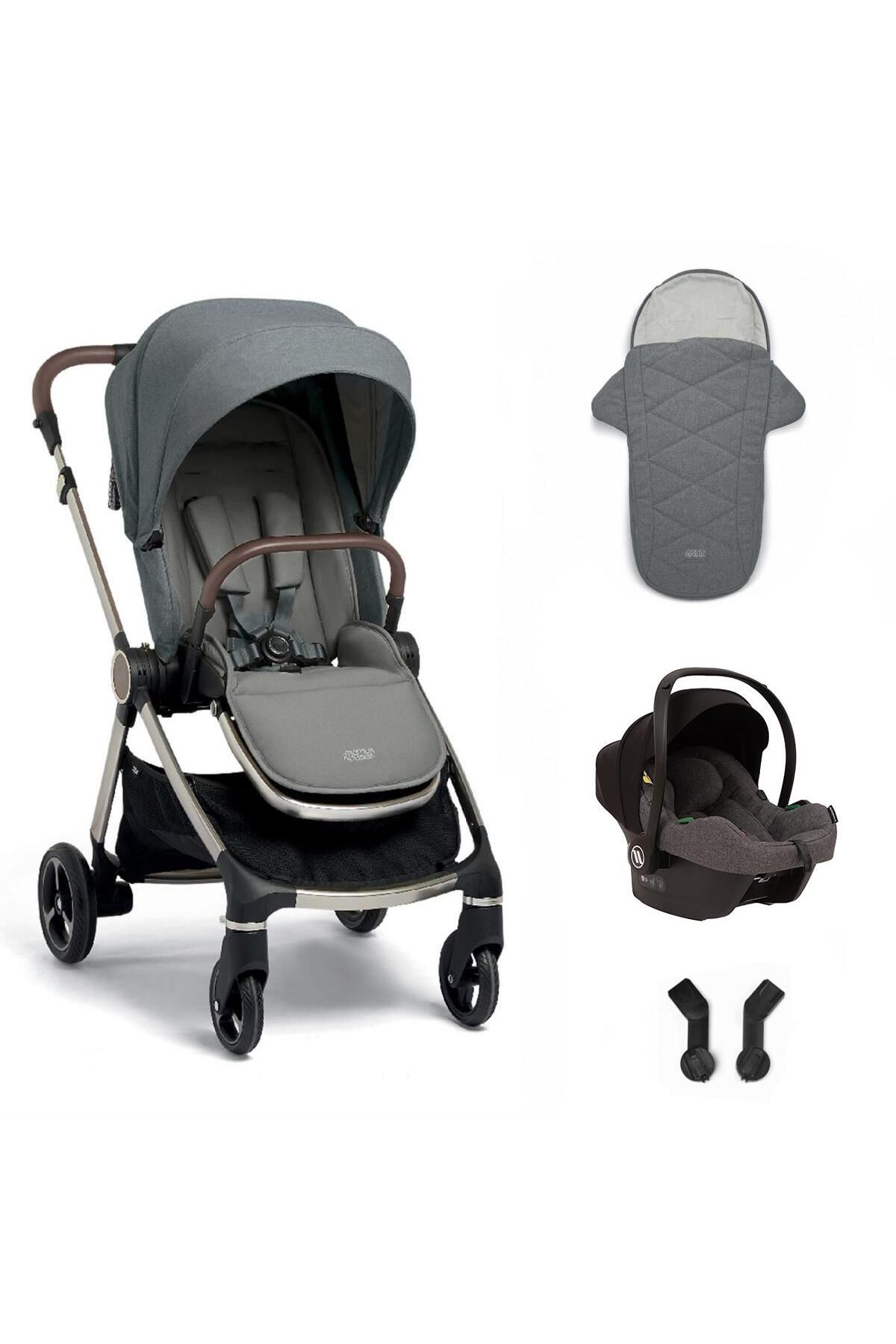 Mamas Papas Strada Cosmo Travel Sistem Bebek Arabası Grey Melange