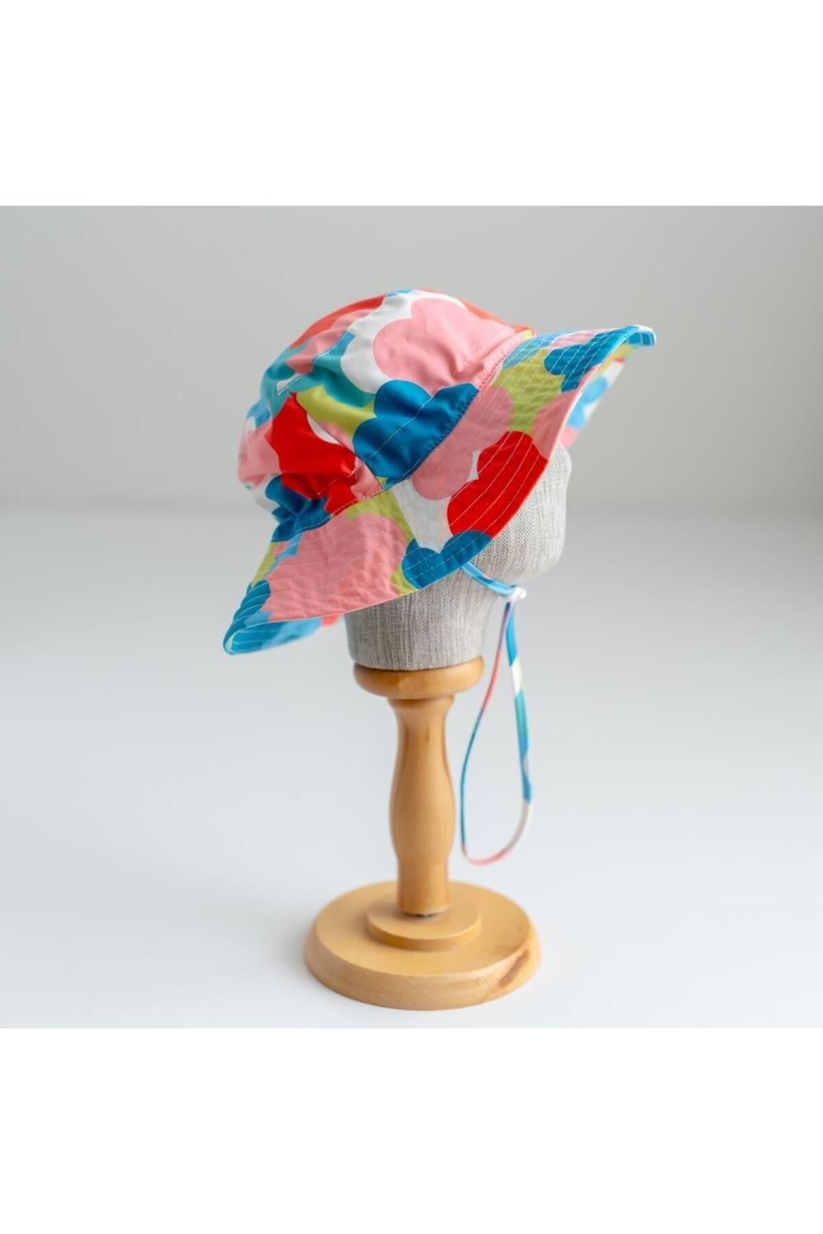 Mama Yoyo Baby Kids UV Korumalı Şapka- Floral 1-7 Yaş Uyumlu