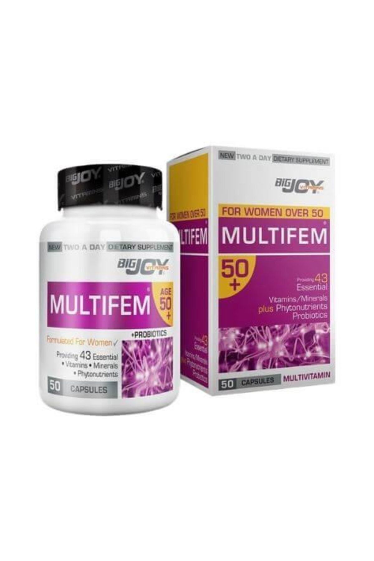 Bigjoy Sports Vitamins Multifem 50+ 50 Kapsül