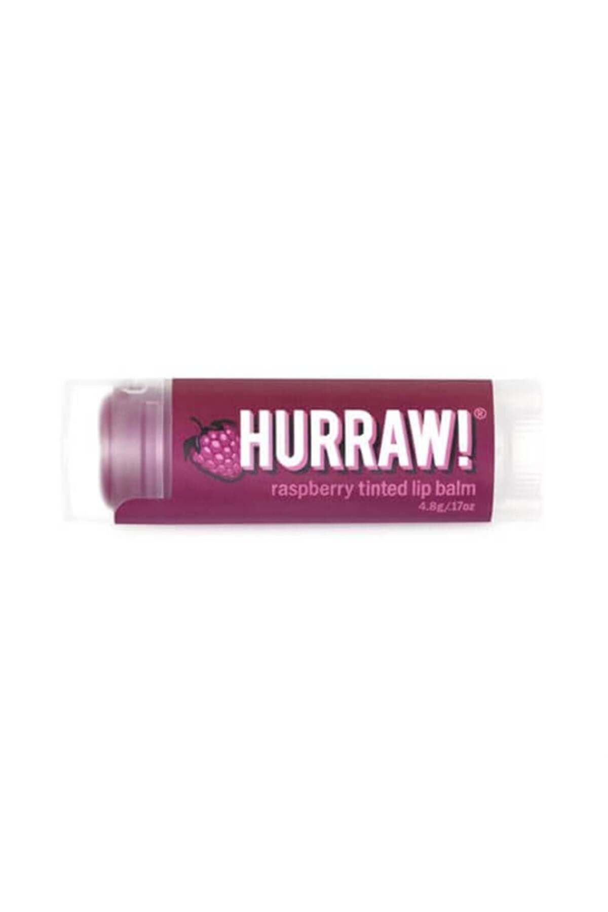 Hurraw Raspberry Tinted Lip Balm - Ahududu