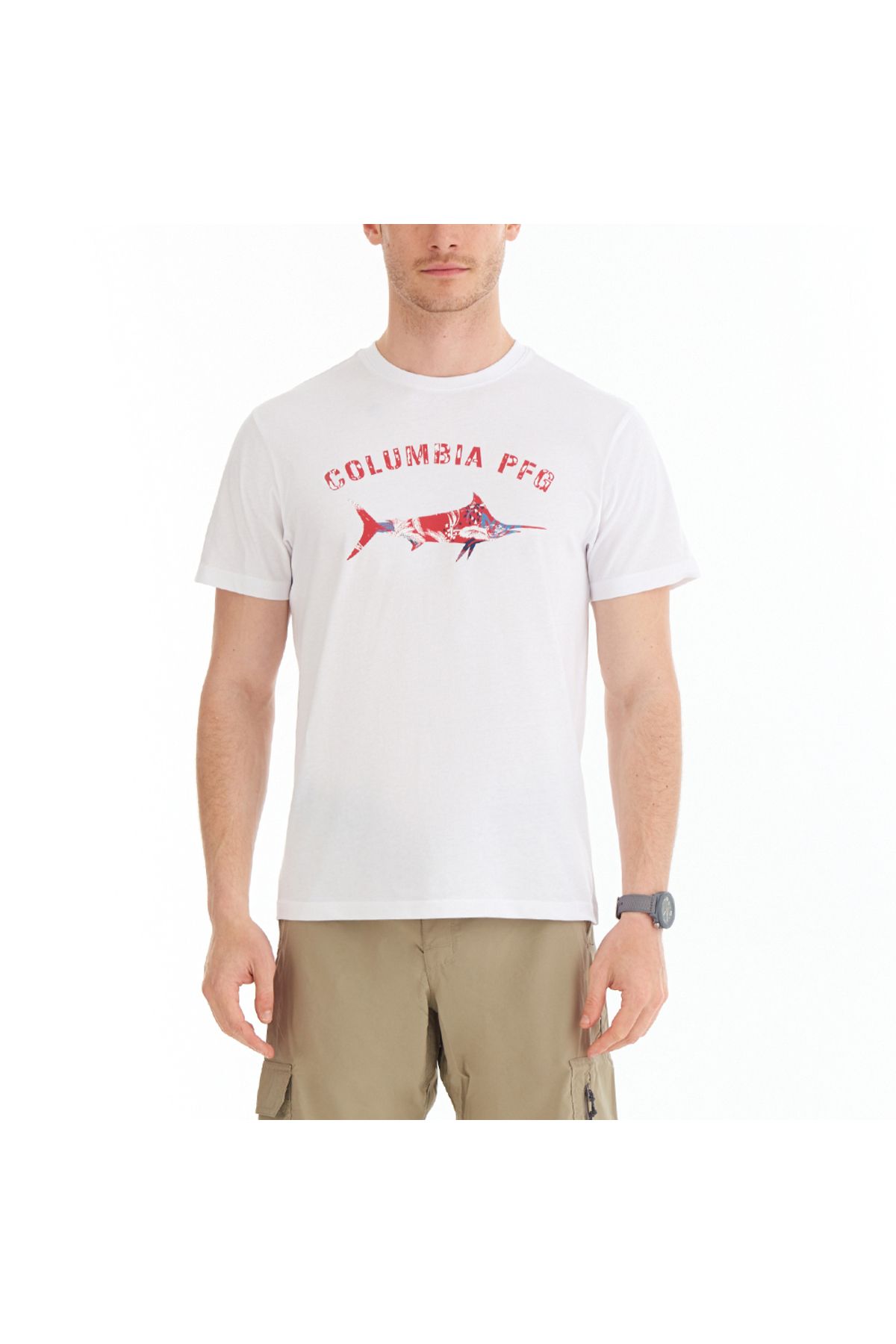 Columbia Csc Pfg Fish Fill Erkek Kısa Kollu T-shirt