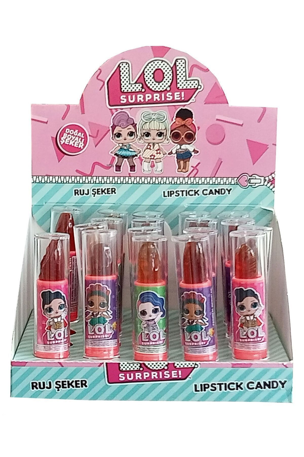 Lol 20 Adet Lol Ruj Şeker Lipstick Candy