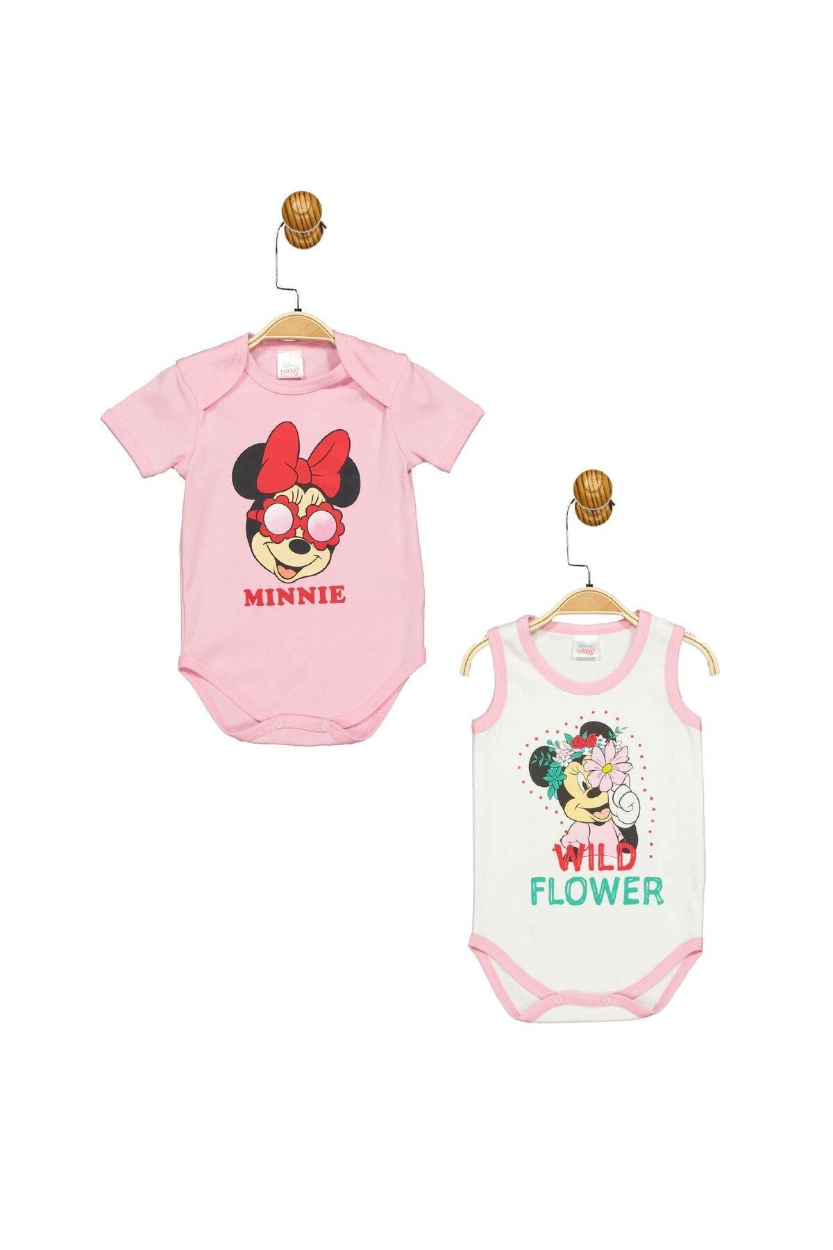 MINNIE MOUSE Lisanslı Bebek 2'li Body 17331