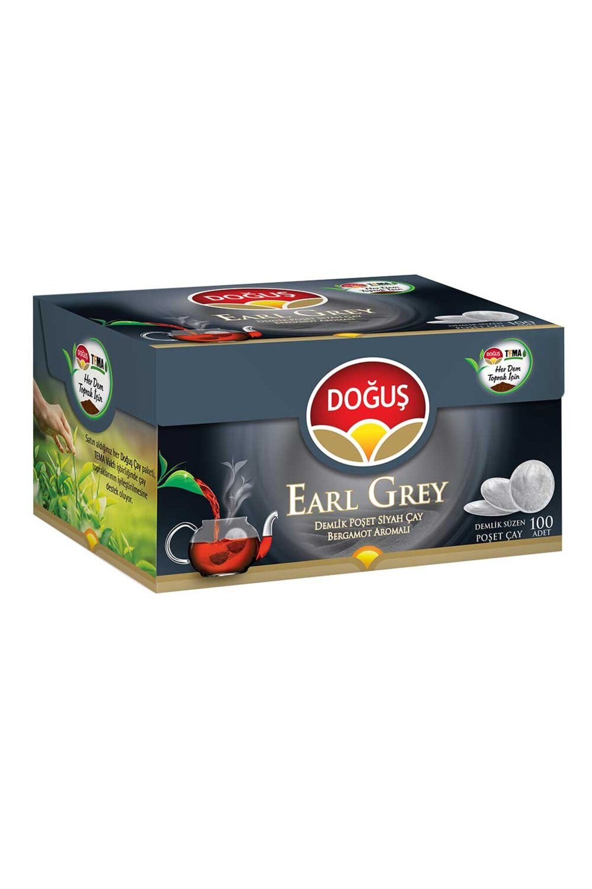 Doğuş Earl Grey Demlik Poşet Çay 100'lü