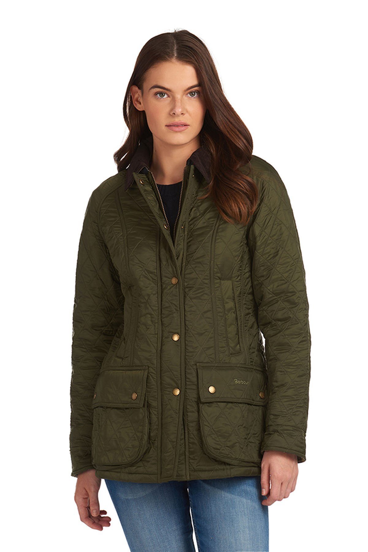 Barbour Beadnell Olive Quilted Jacket LQU0471-848 Kuwait Ubuy