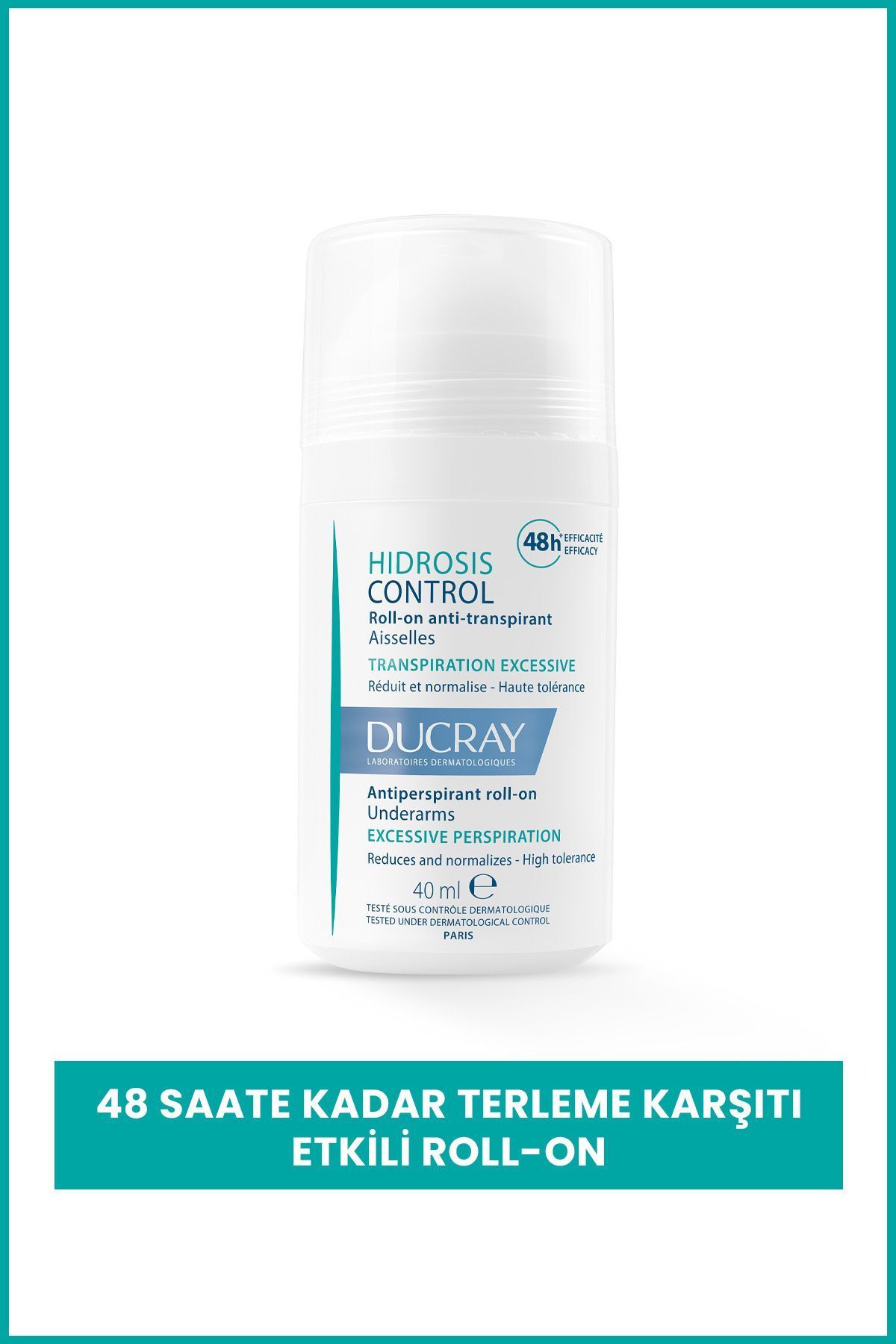 Ducray Hidrosis Terleme Karşıtı Roll On 40 Ml