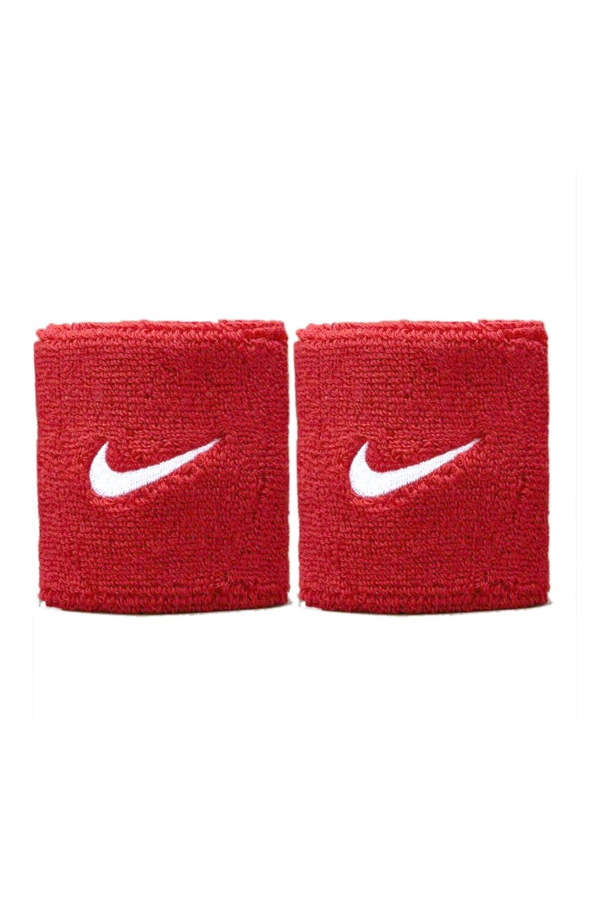 Nike Swoosh Wristbands 2 Pk Varssty Red/white Osfm,one Size/5